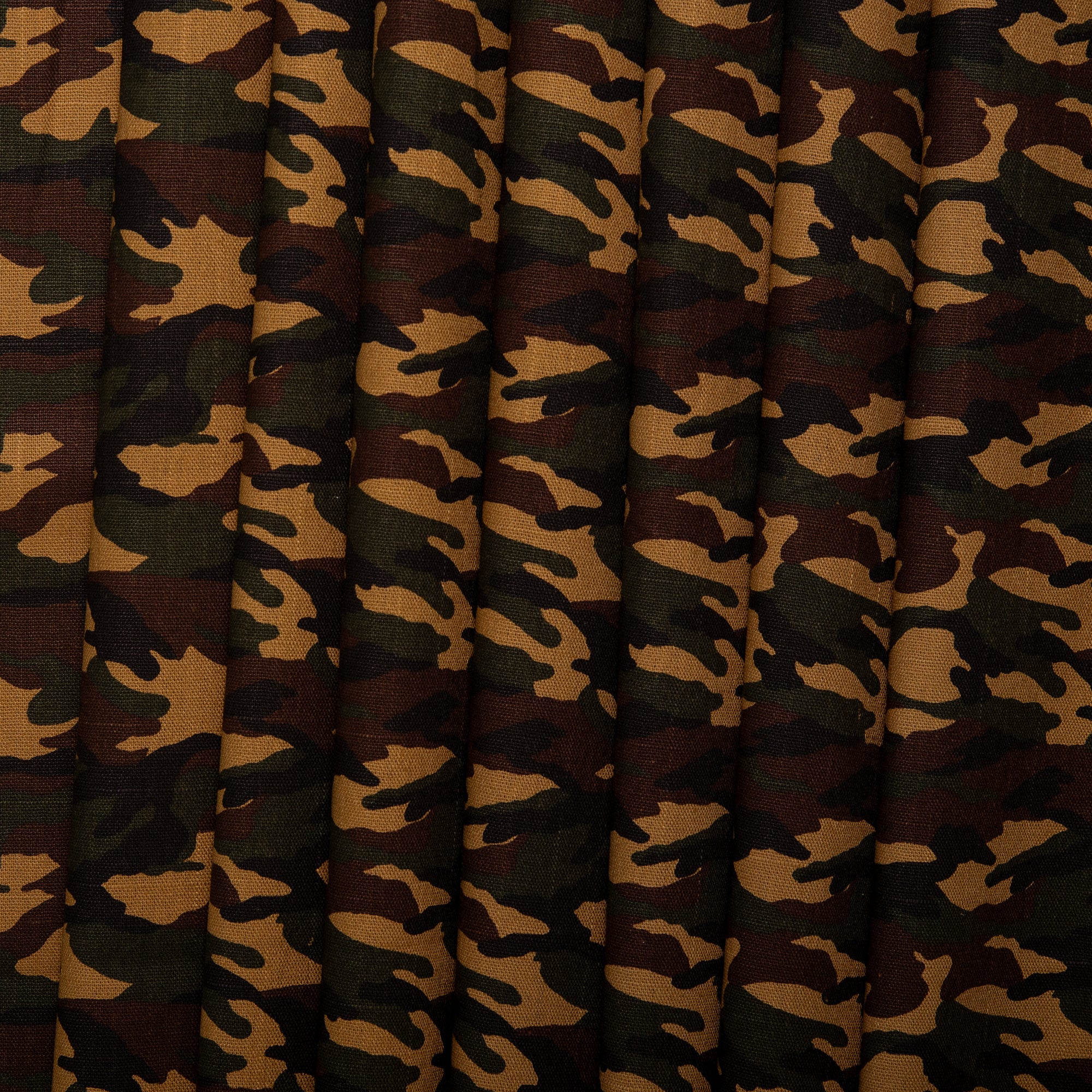 Printed Craft Canvas - TIC-TAC-TOE - Camouflage - Dark brown - Image 4
