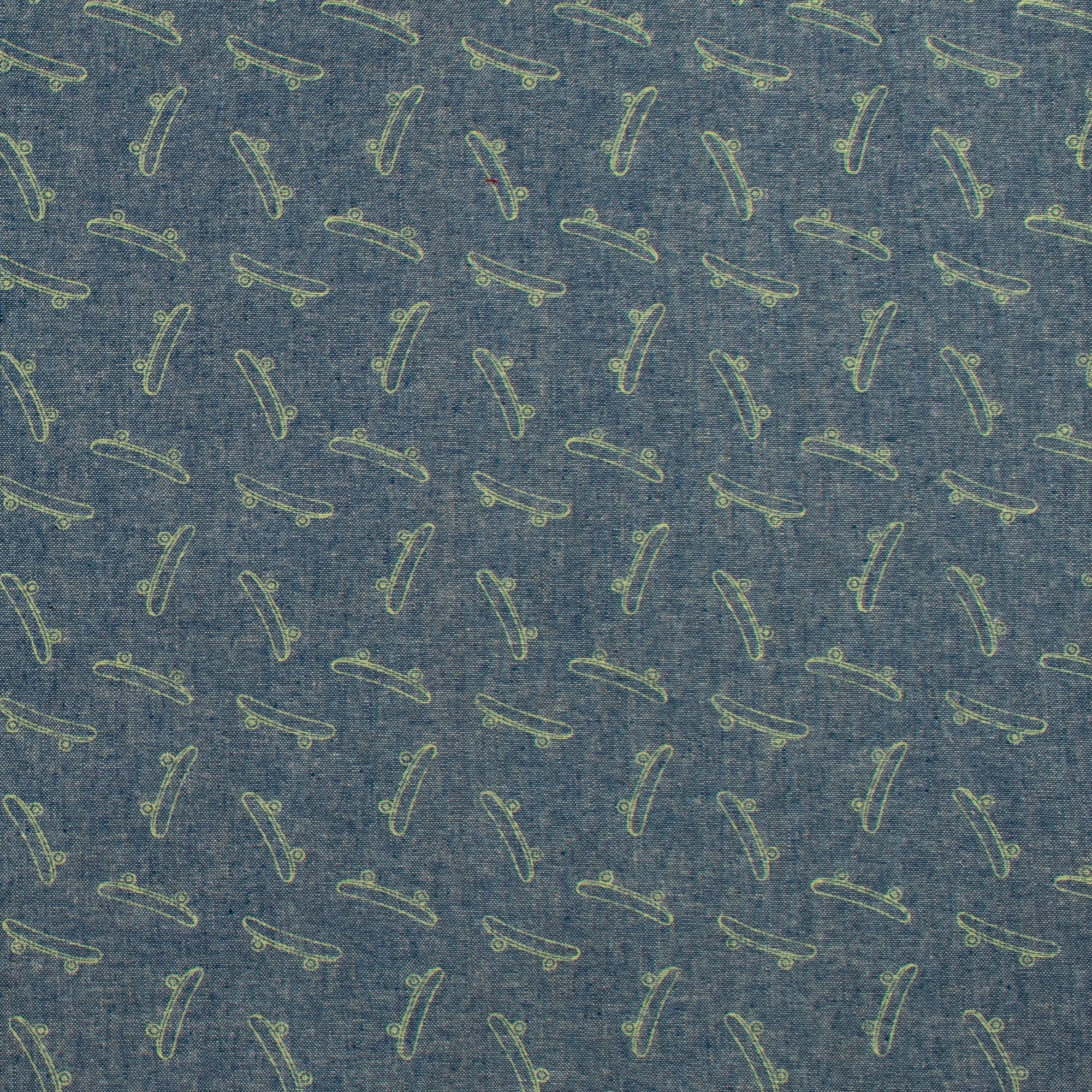 Printed Denim - AVERY - 001 - Medium Denim