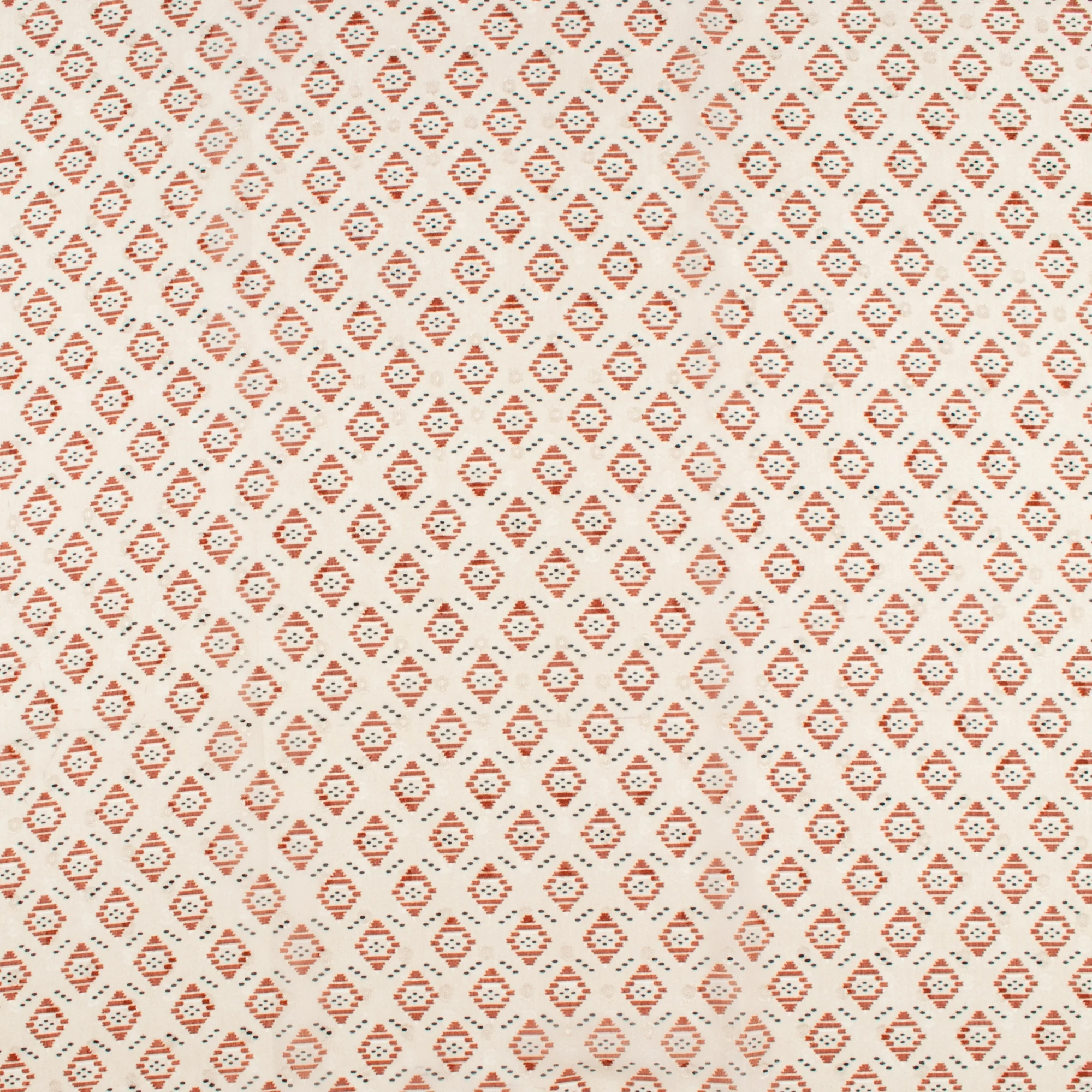 Printed Dobby Jacquard Chiffon - TANIA - 005 - Ivory