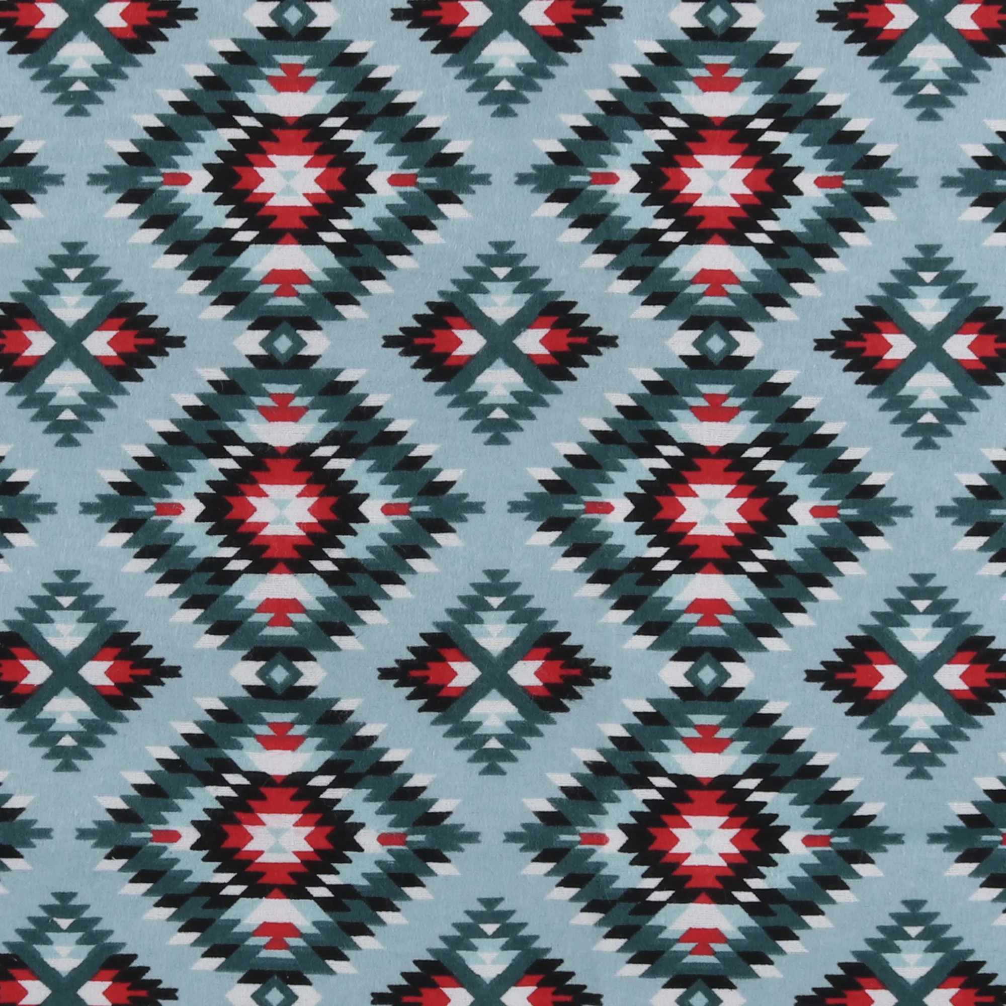 Printed Flannelette - CHARLIE - 116 - Blue