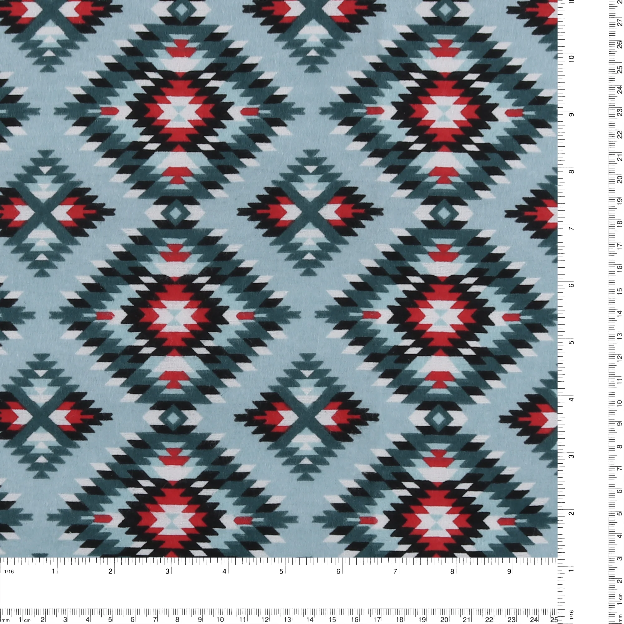 Printed Flannelette - CHARLIE - 116 - Blue - Image 3