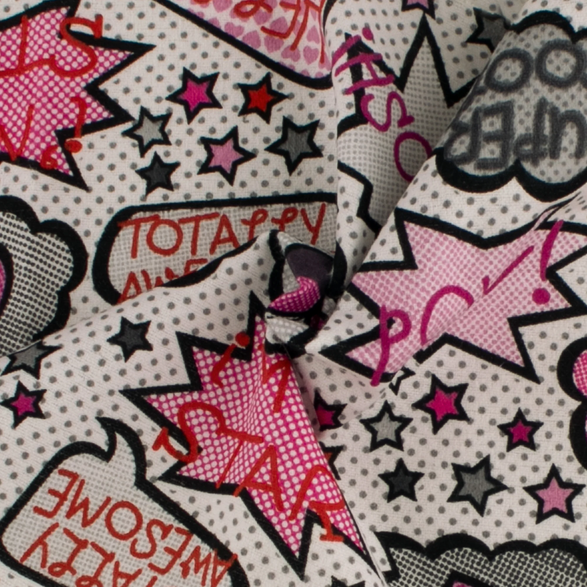 Printed Flannelette - CHARLIE - 161 - Pink - Image 2