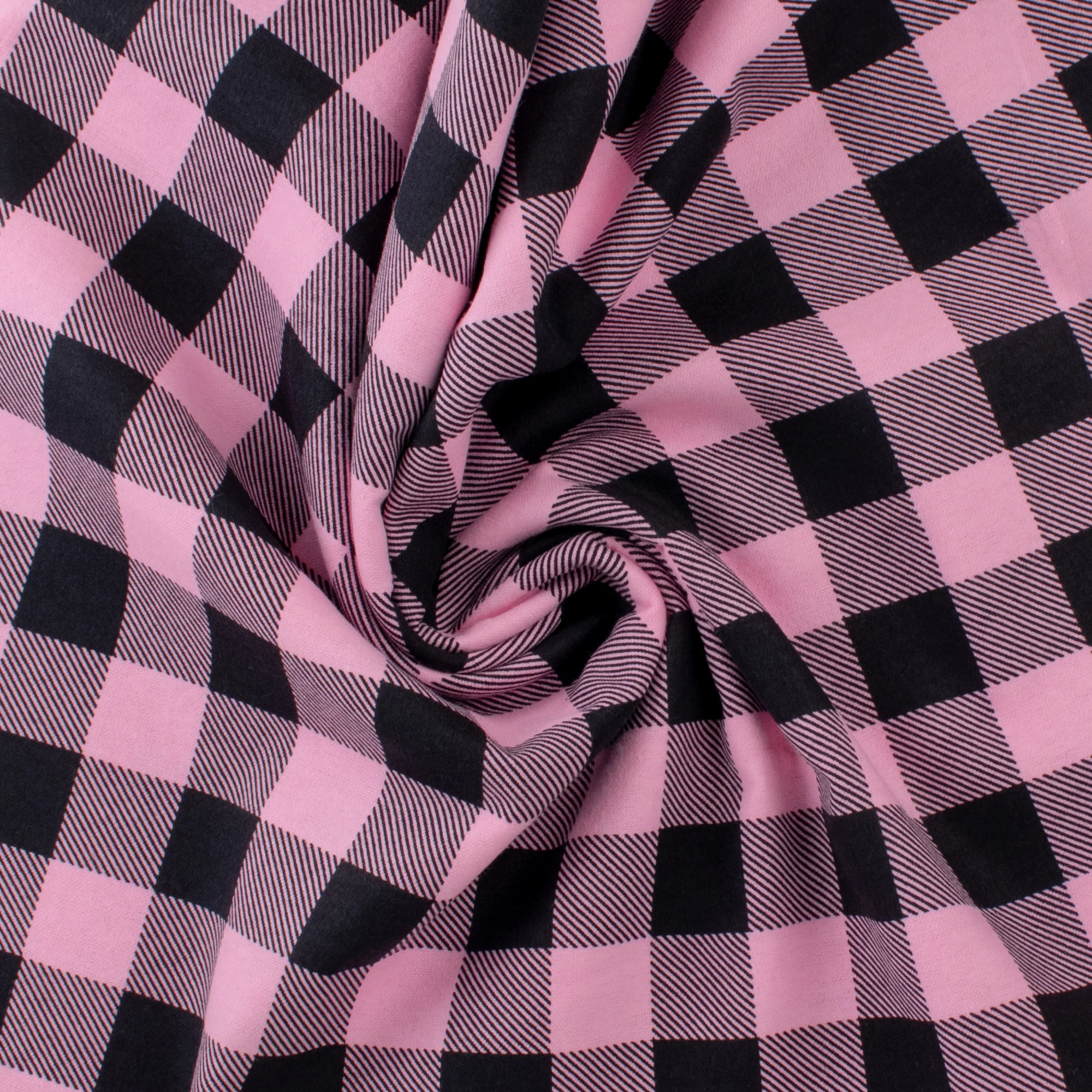 Printed Flannelette - «TRUE NORTH» - 059 - Pink - Image 2