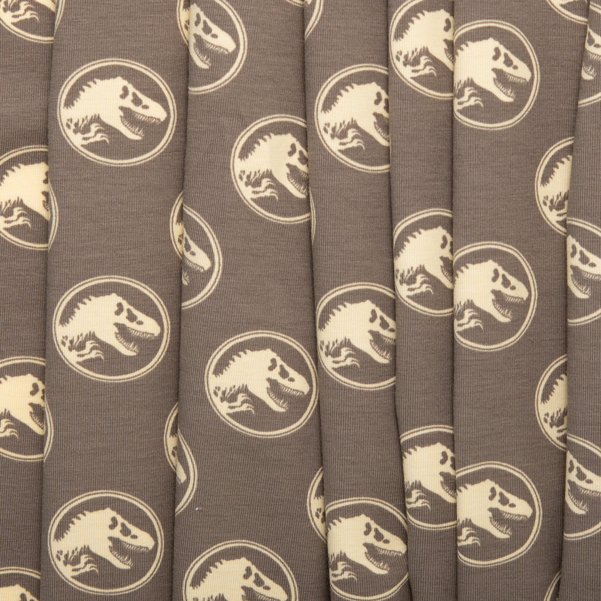 Printed knit - IMA-GINE F22 - Jurasic park - Taupe - Image 4