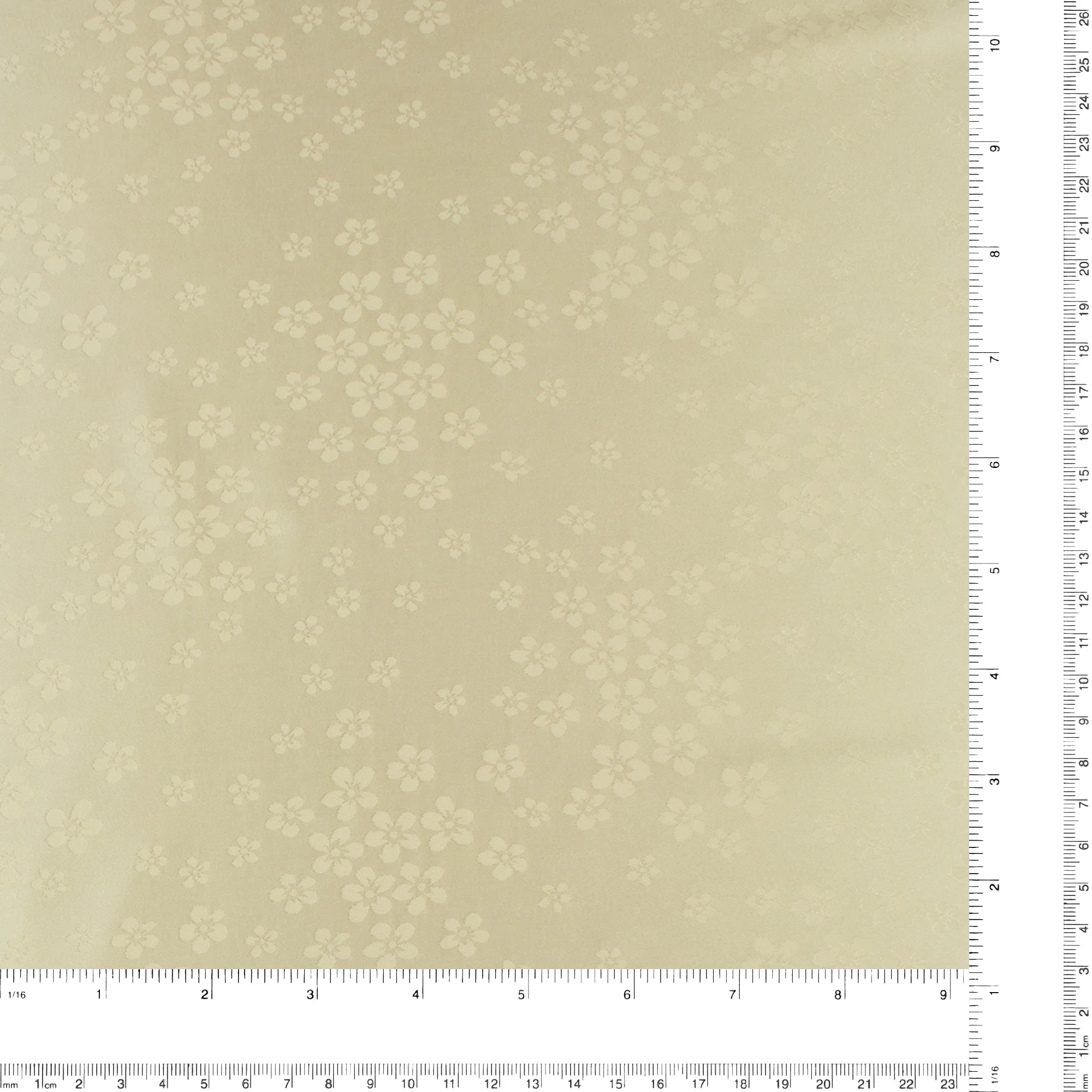 Printed Jocelyn Jacquard - Mini Floral - 011 - Cream - Image 3