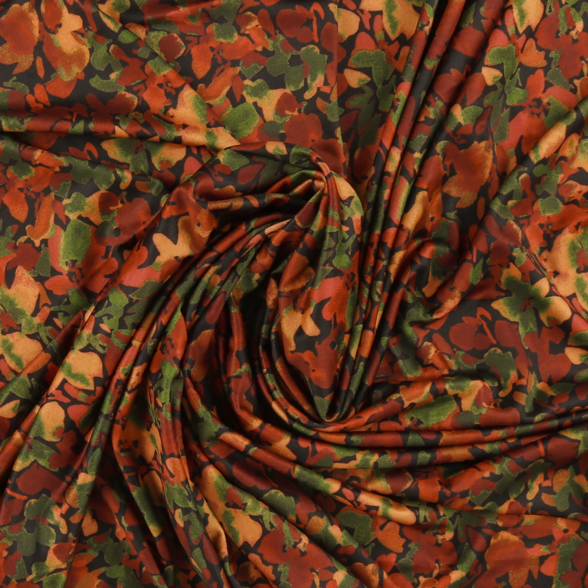 Printed Knit - DELPHINE - 001 - Brick - Image 2