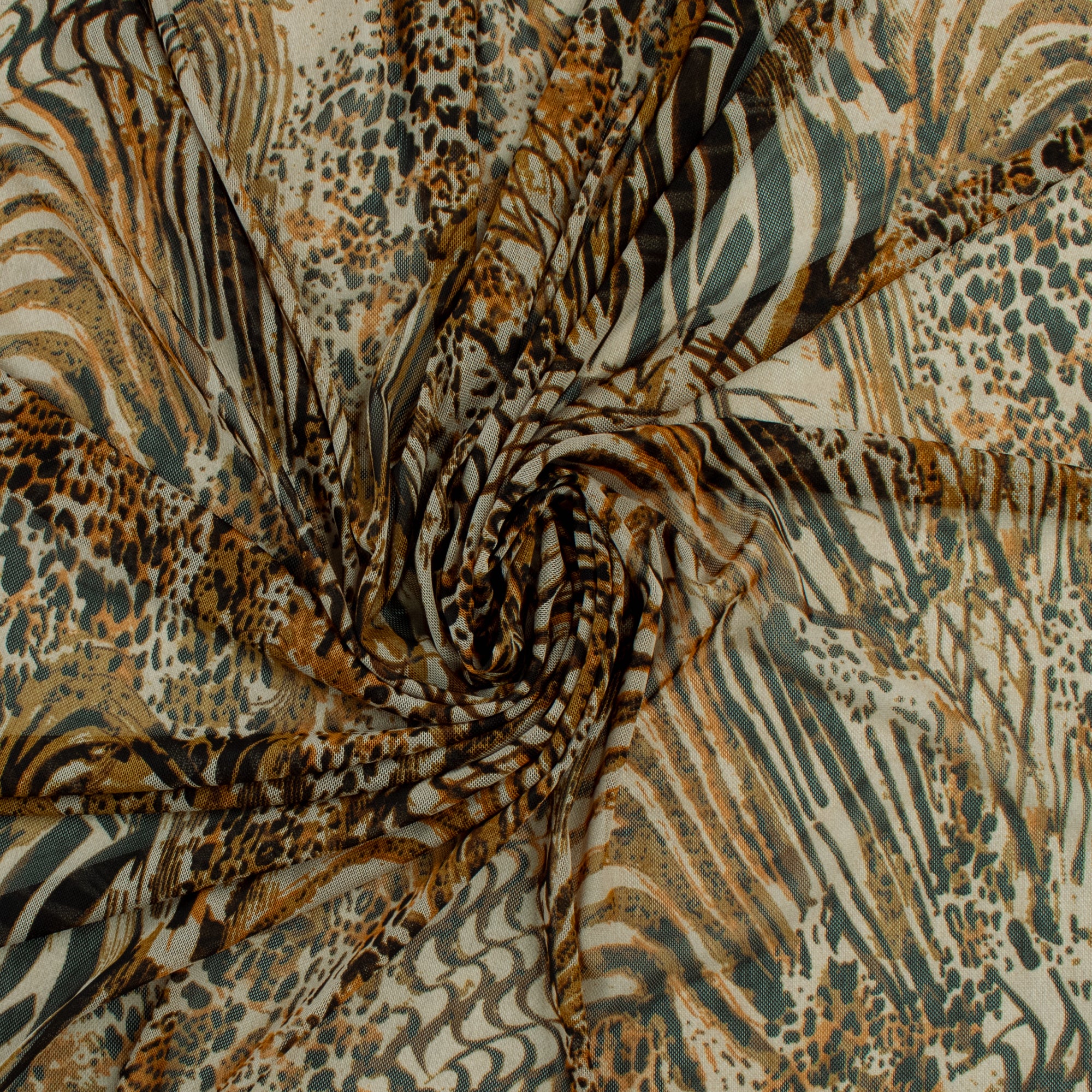 Printed Mesh - ARIELLE - 006 - Tan - Image 2