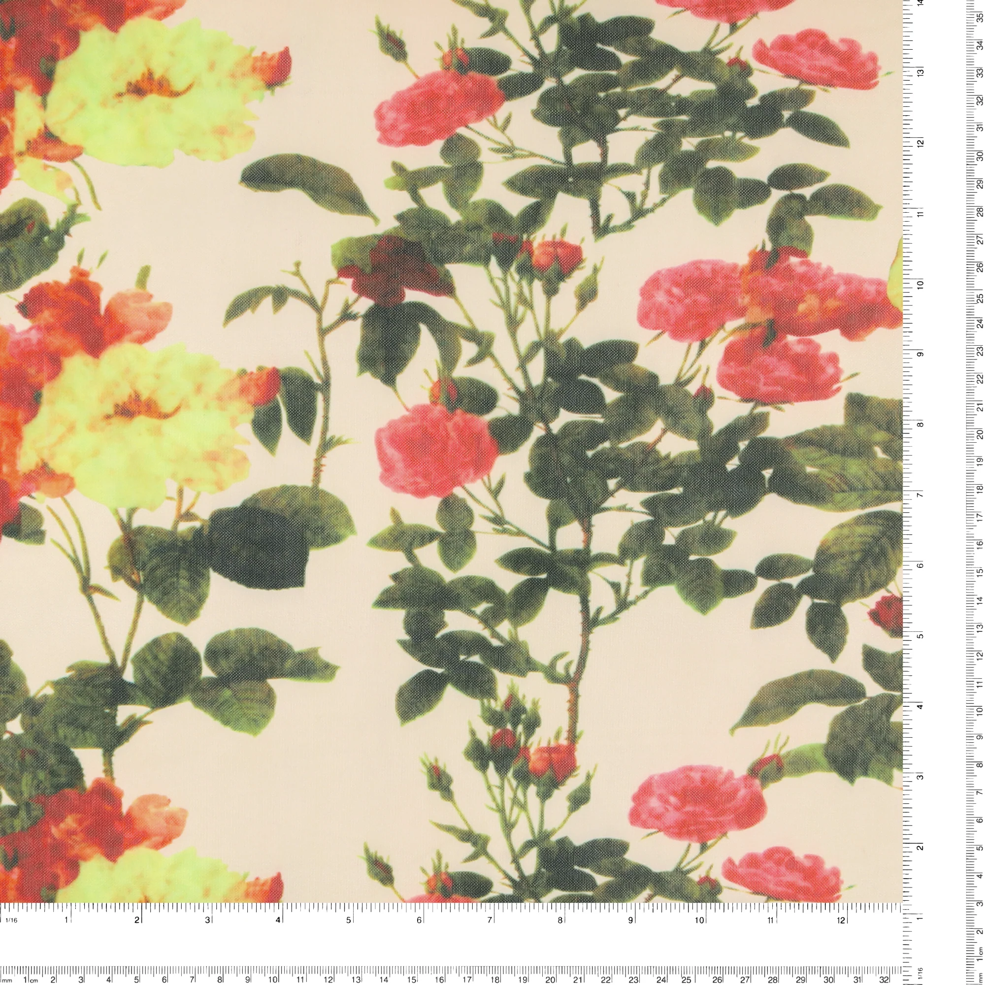 Printed Mesh - NADIA - 005 - Green - Image 3