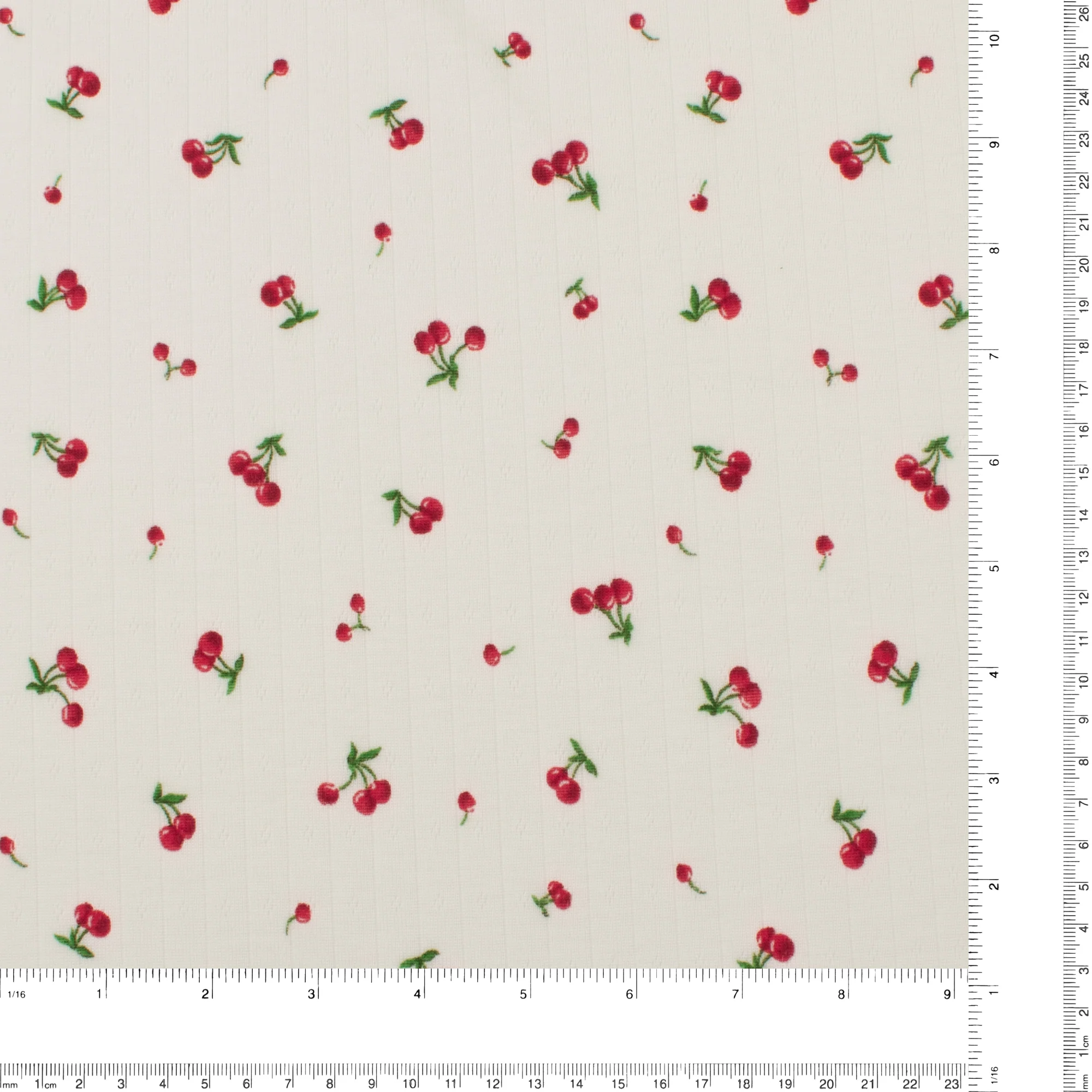 Printed Pointelle - SUMMER SIESTA - 001 - Offwhite - Image 3