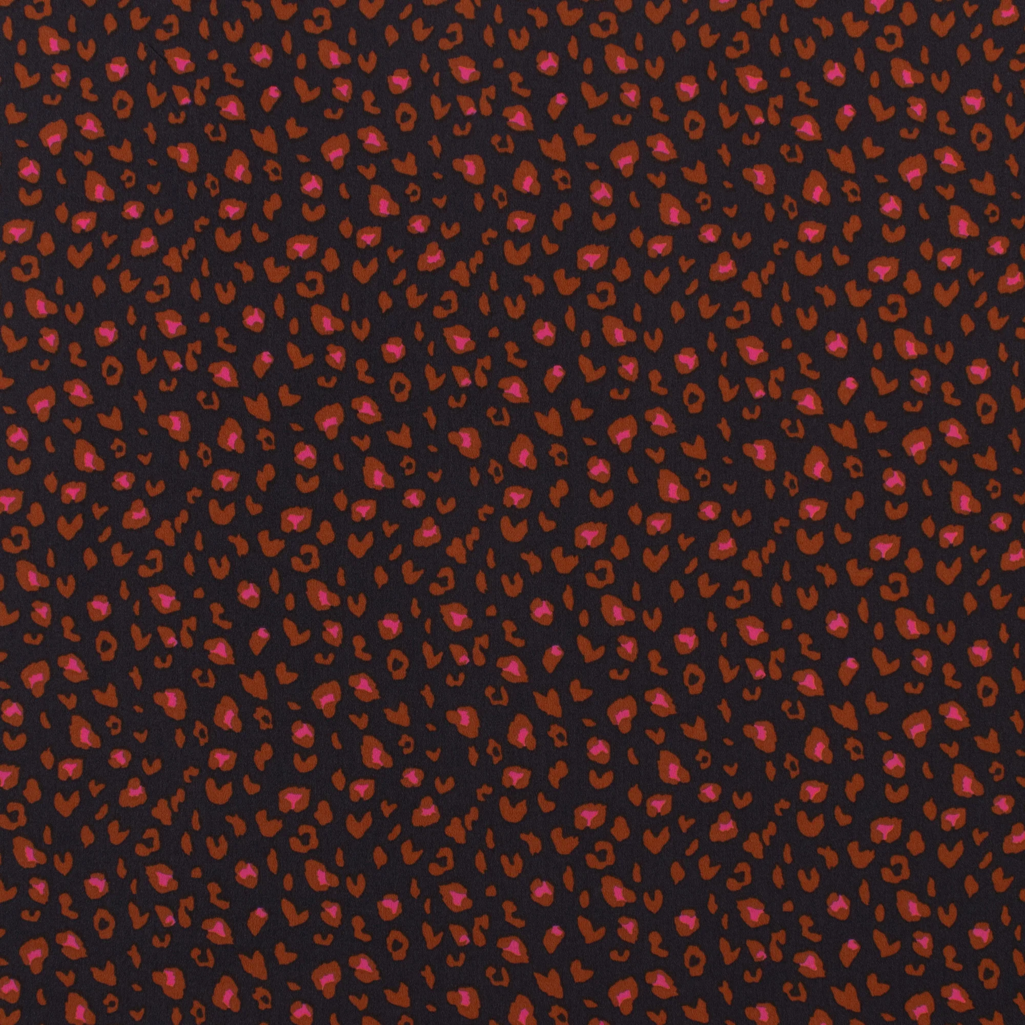 Printed Poly Crepe - ROTTERDAM - 002 - Black