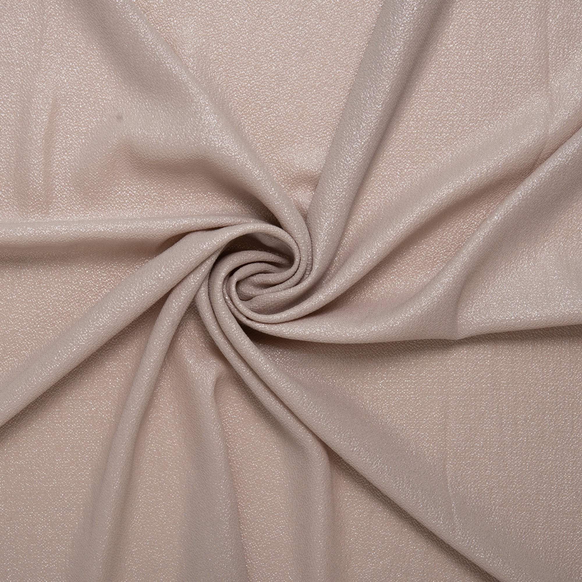 Printed polyester - OLIVIA - Solid - Sand - Image 2