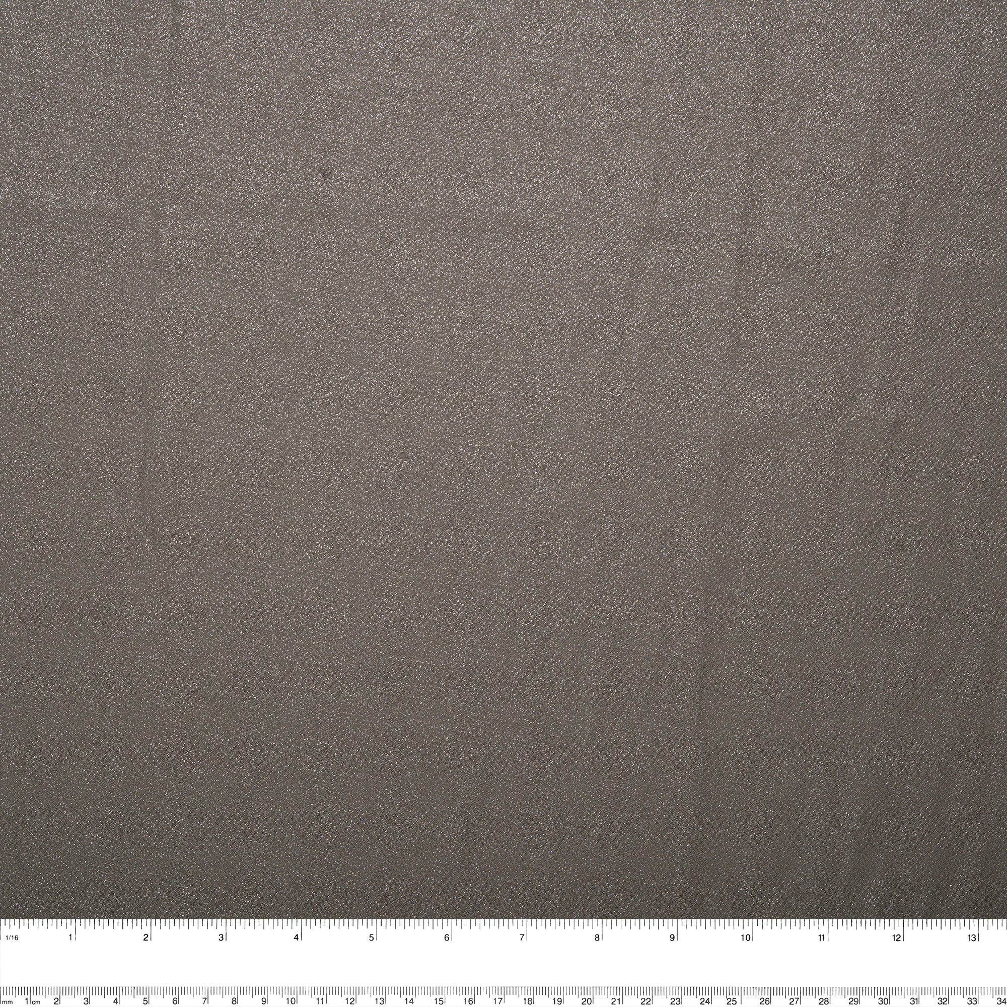 Printed polyester - OLIVIA - Solid - Taupe - Image 3
