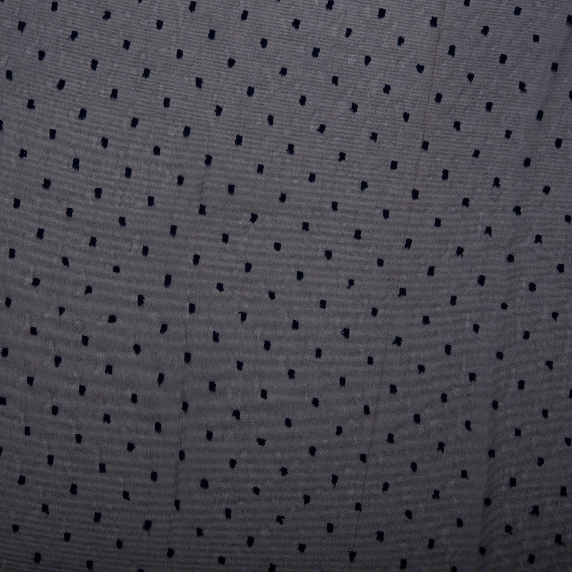 Printed polyester - OLIVIA - Stitch - Midnight blue