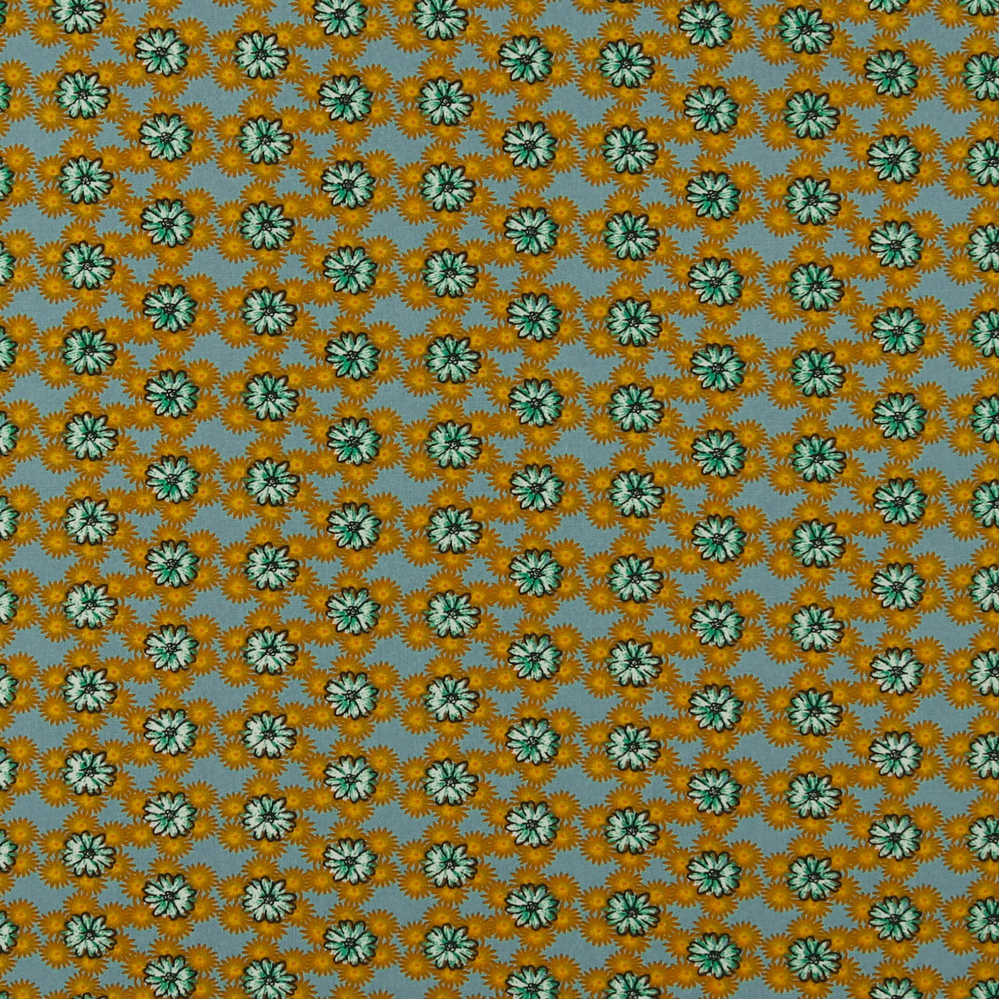Printed Rayonne - MORGAN - 002 - Aqua
