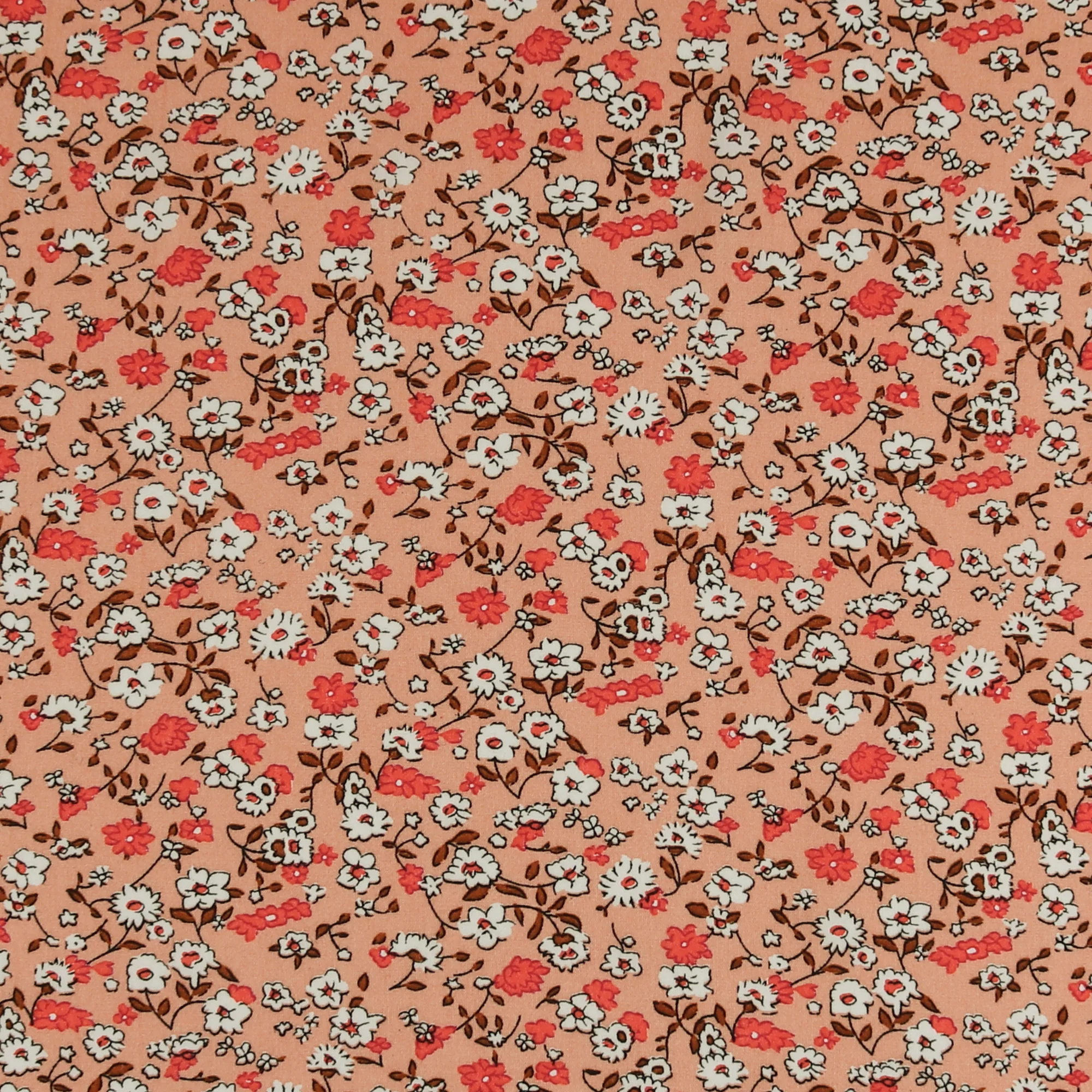 Printed Rayonne - MORGAN - 006 - Salmon