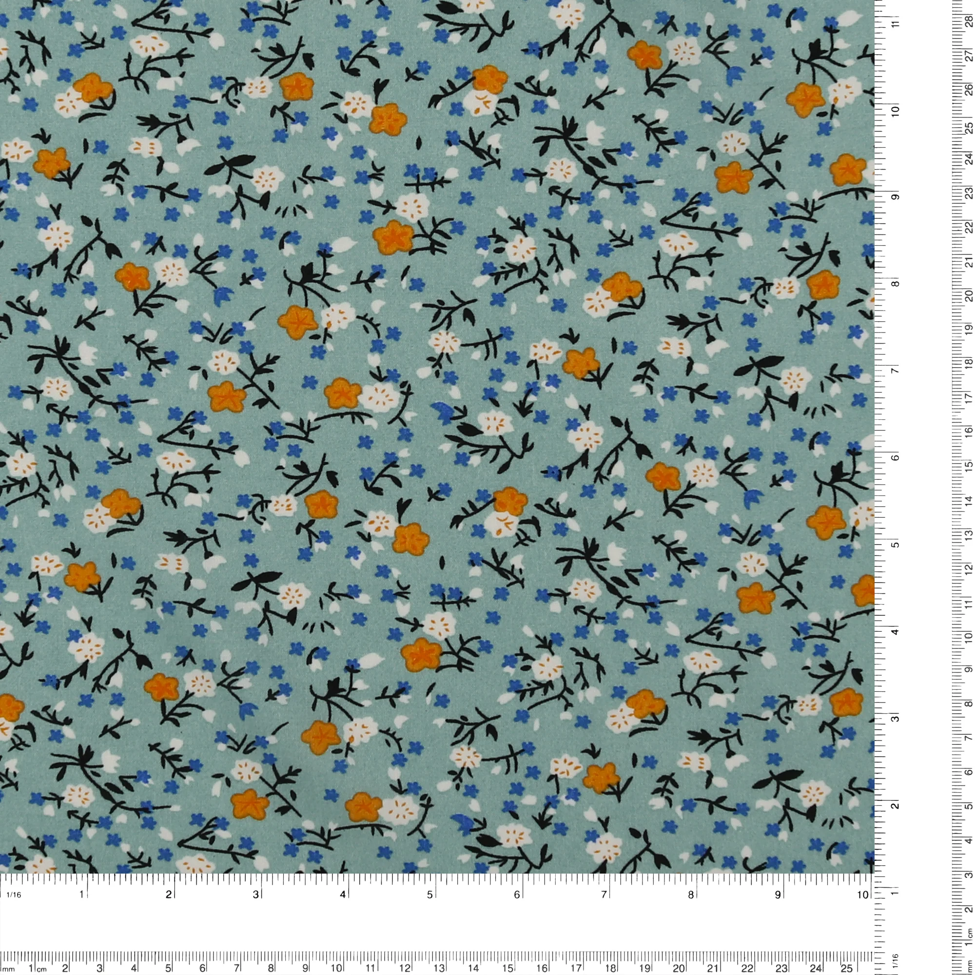 Printed Rayonne - MORGAN - 014 - Ice Ocean - Image 3