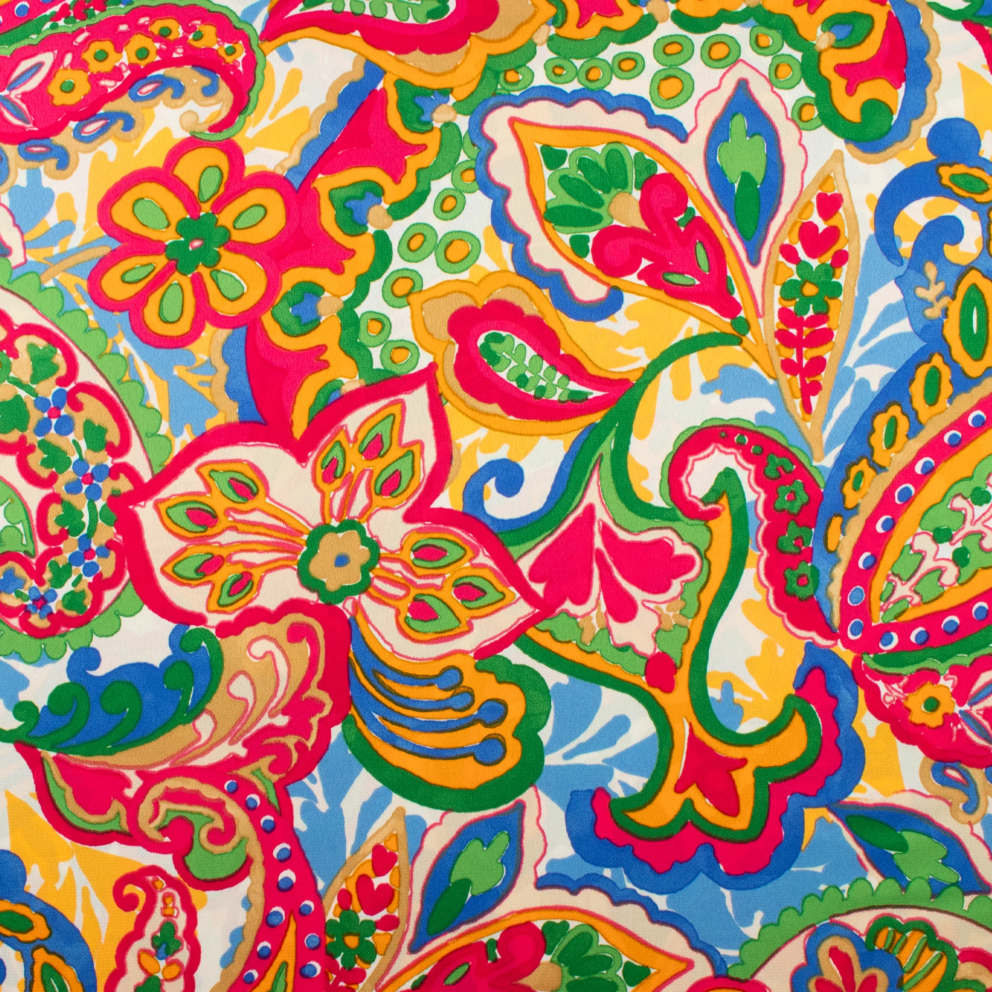 Printed Silky Polyester - BUBBLE - 010 - Multicolor