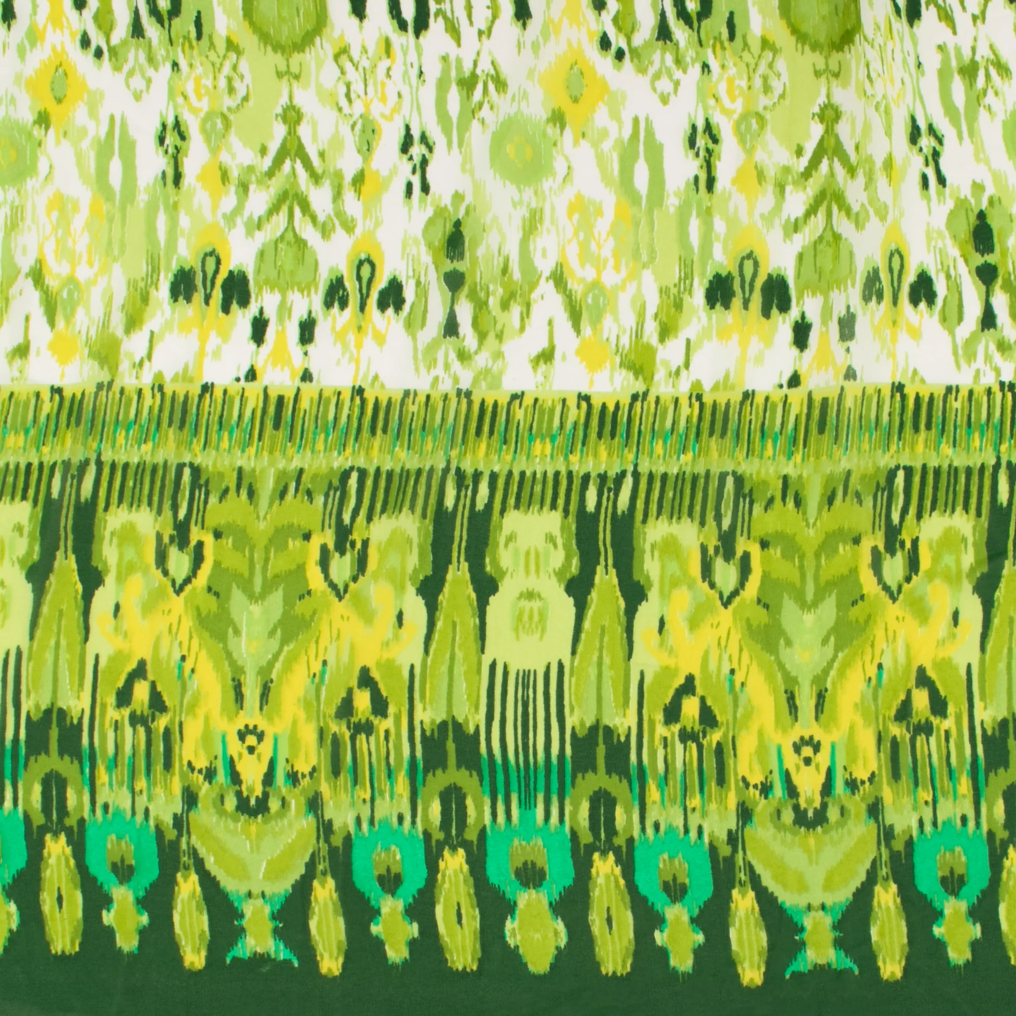 Printed Smocking Polyester - VIOLA - 005 - Green - Image 4