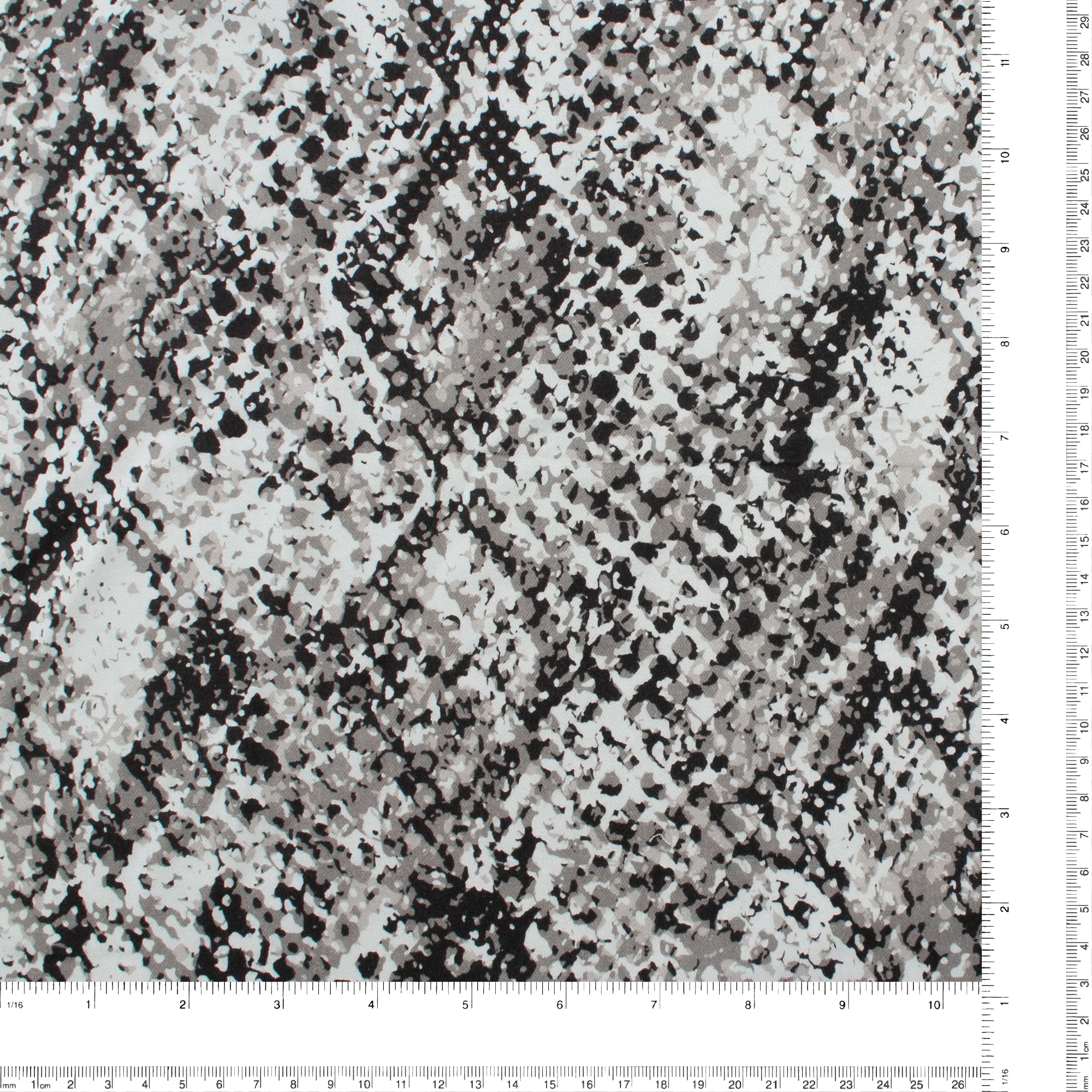 Rayon Twill Print - PANDORA - 003 - Greystone - Image 3