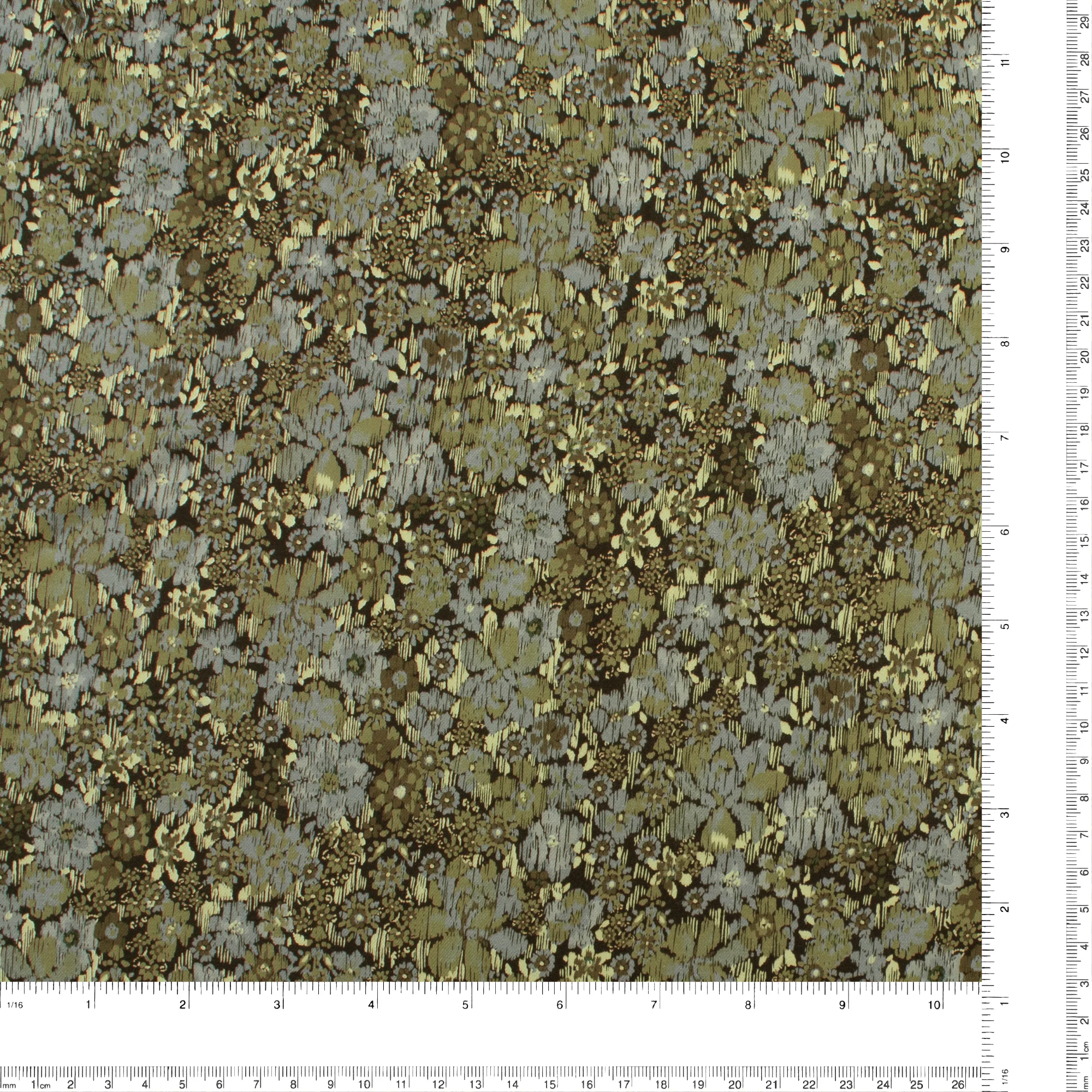 Rayon Twill Print - PANDORA - 004 - Grey - Image 3
