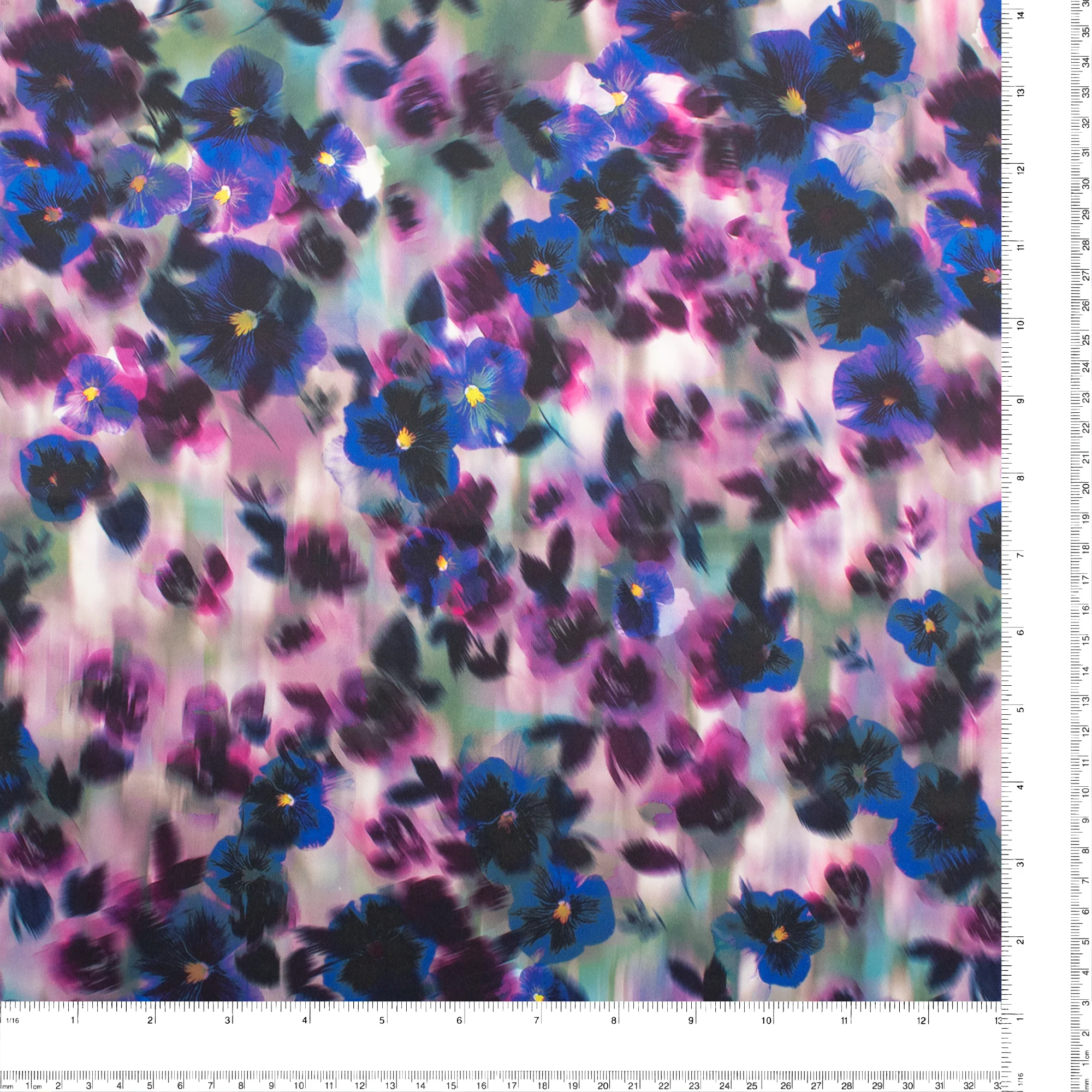 Satin Print - CLARISSA - 008 - Mauve - Image 3