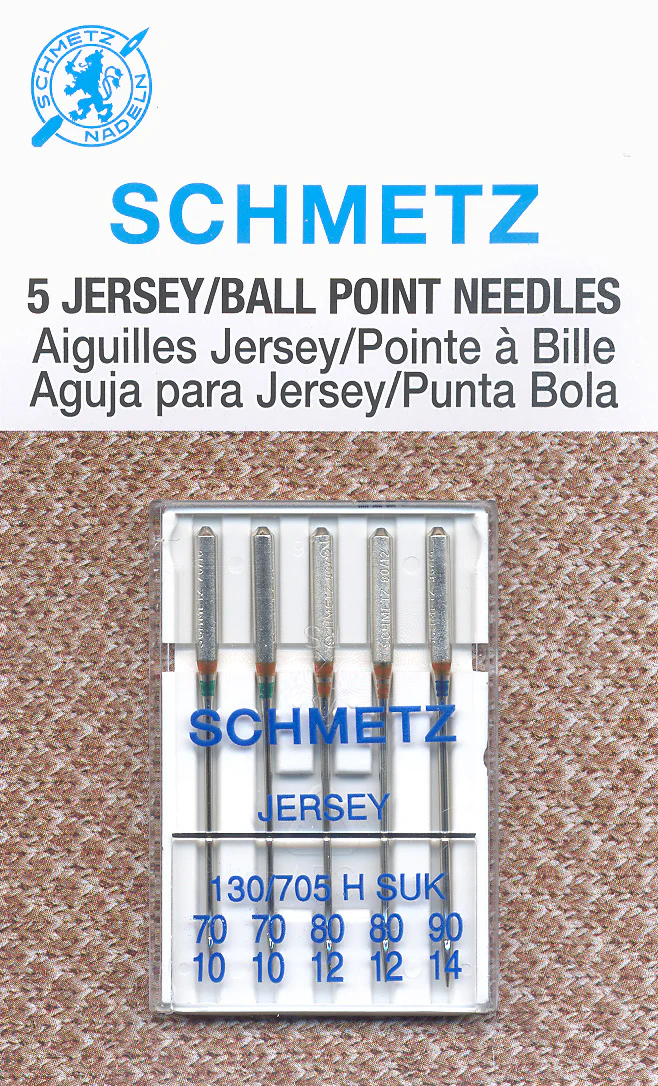 SCHMETZ ballpoint needles - asstorted size carded 5 pieces