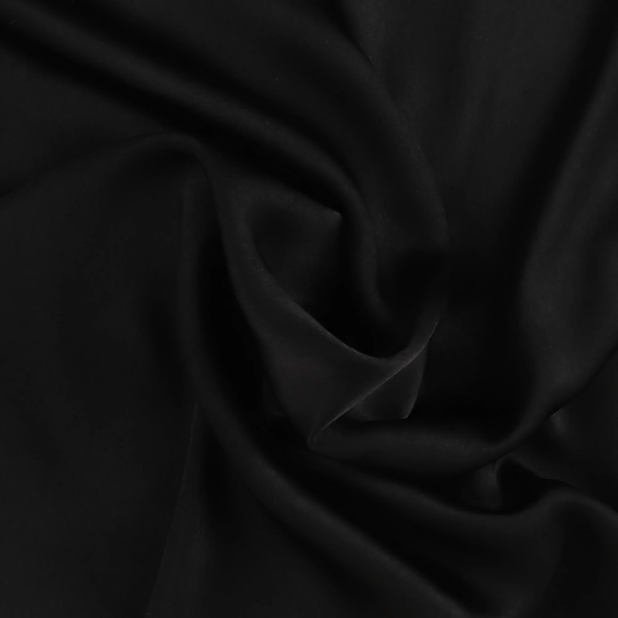 Silky Solid Satin - SIENNA - 010 - Black - Image 2