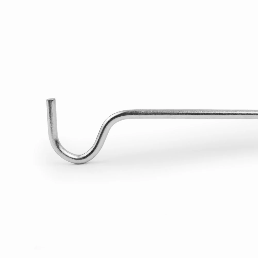 Single rod brackets - Silver