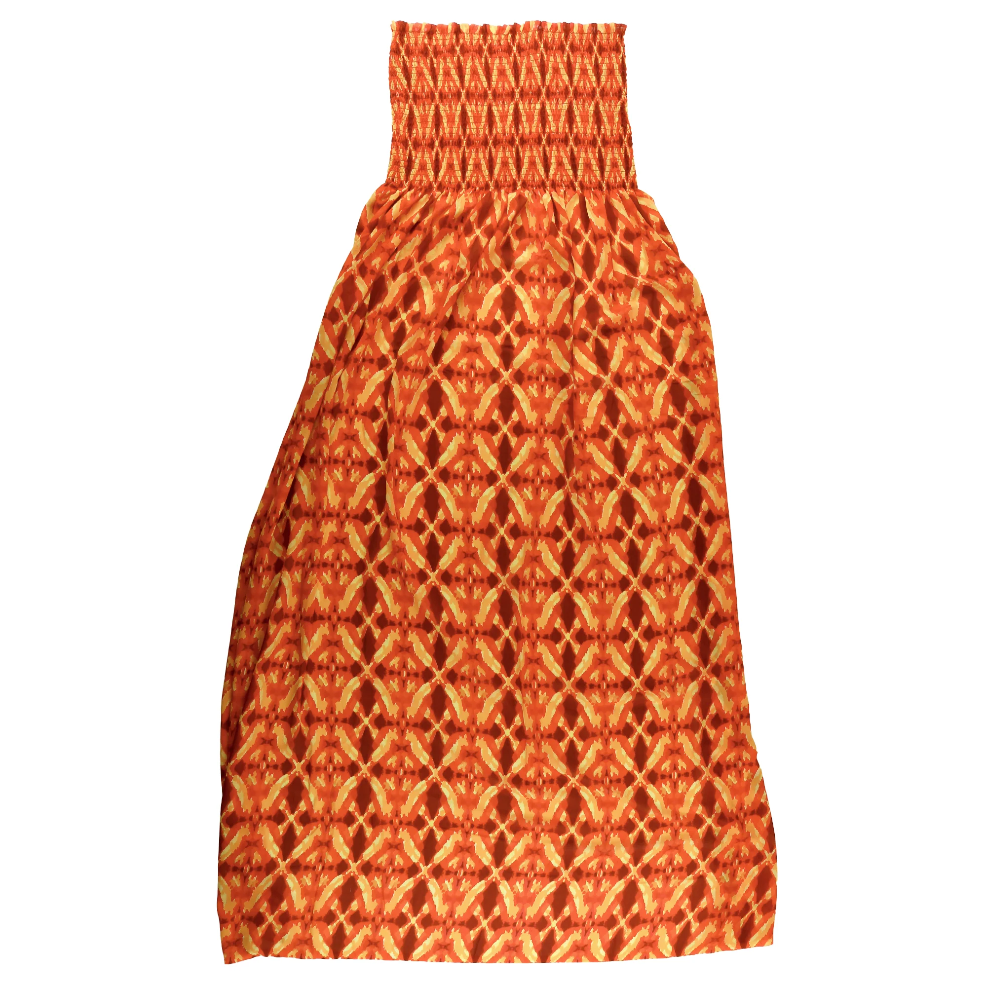 Smocked Georgette - «HARMONY» - 005 - Red