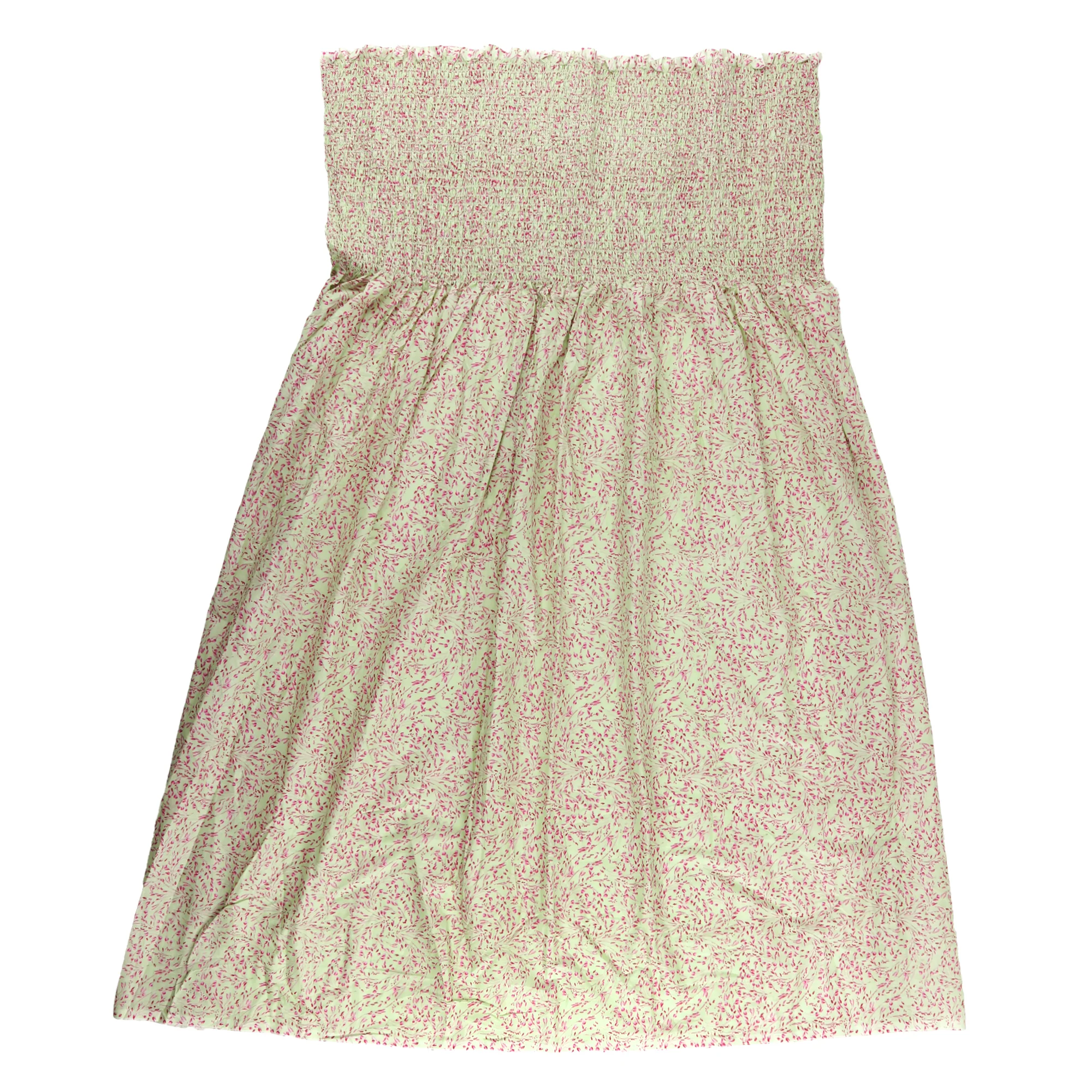 Smocking Printed Cotton Voile - FLORA - 006 - Pink