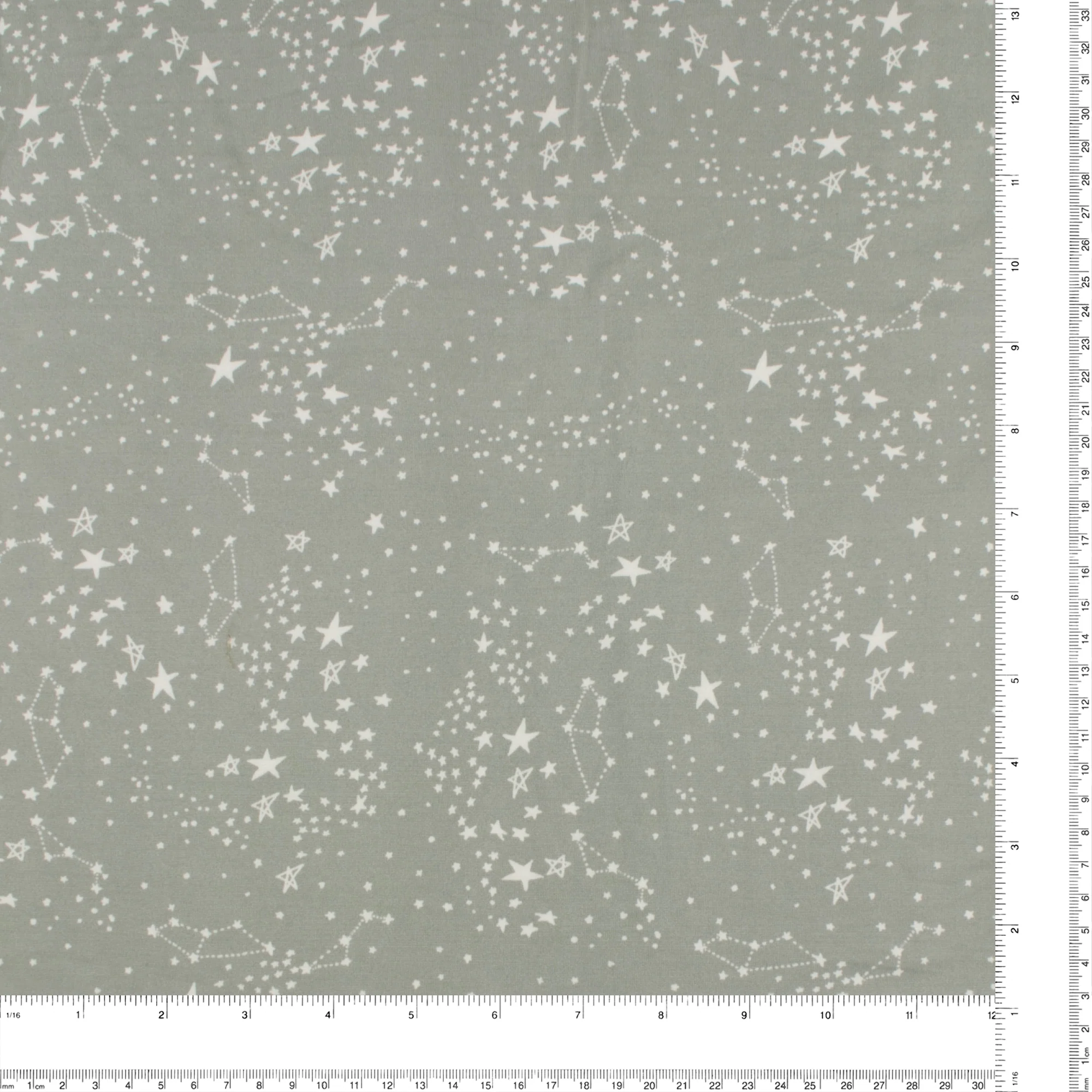 Soft Printed Knit - SLEEPOVER - 012 - Light Grey - Image 3