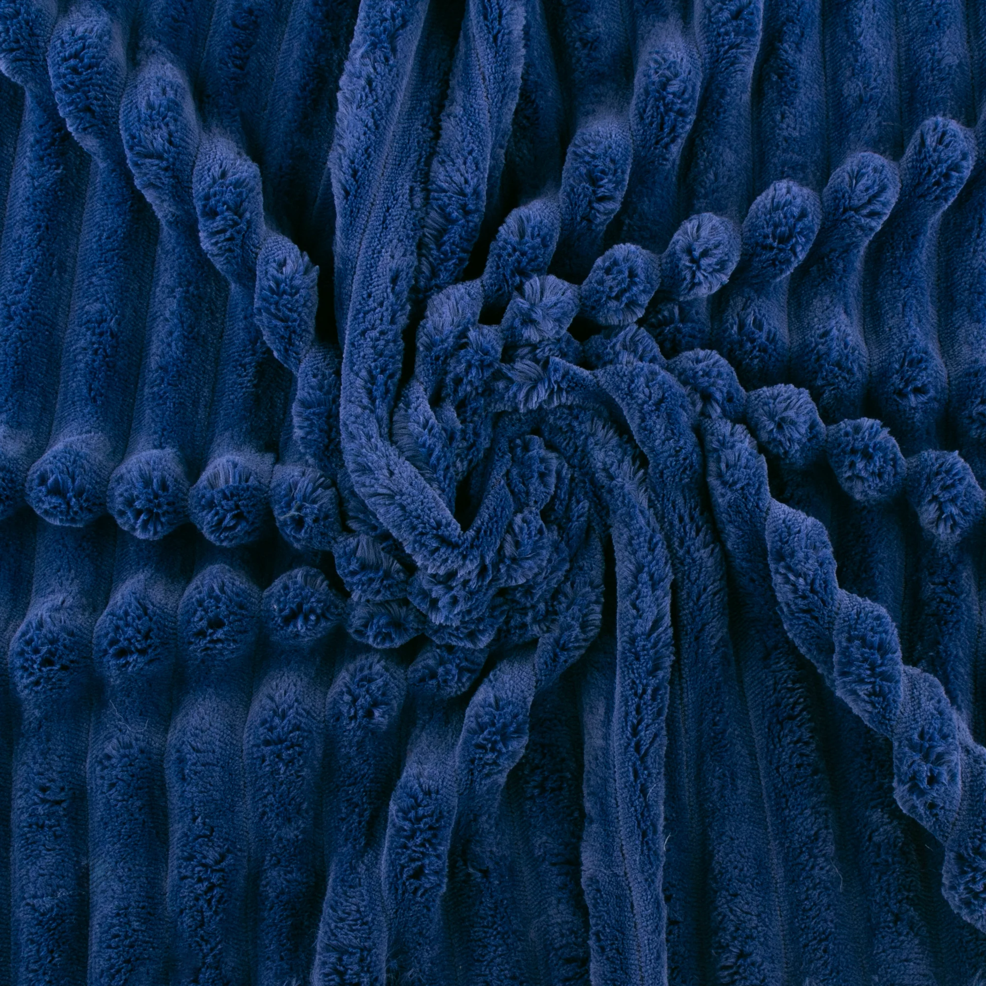 Solid Corded Chenille - Midnight - Image 2