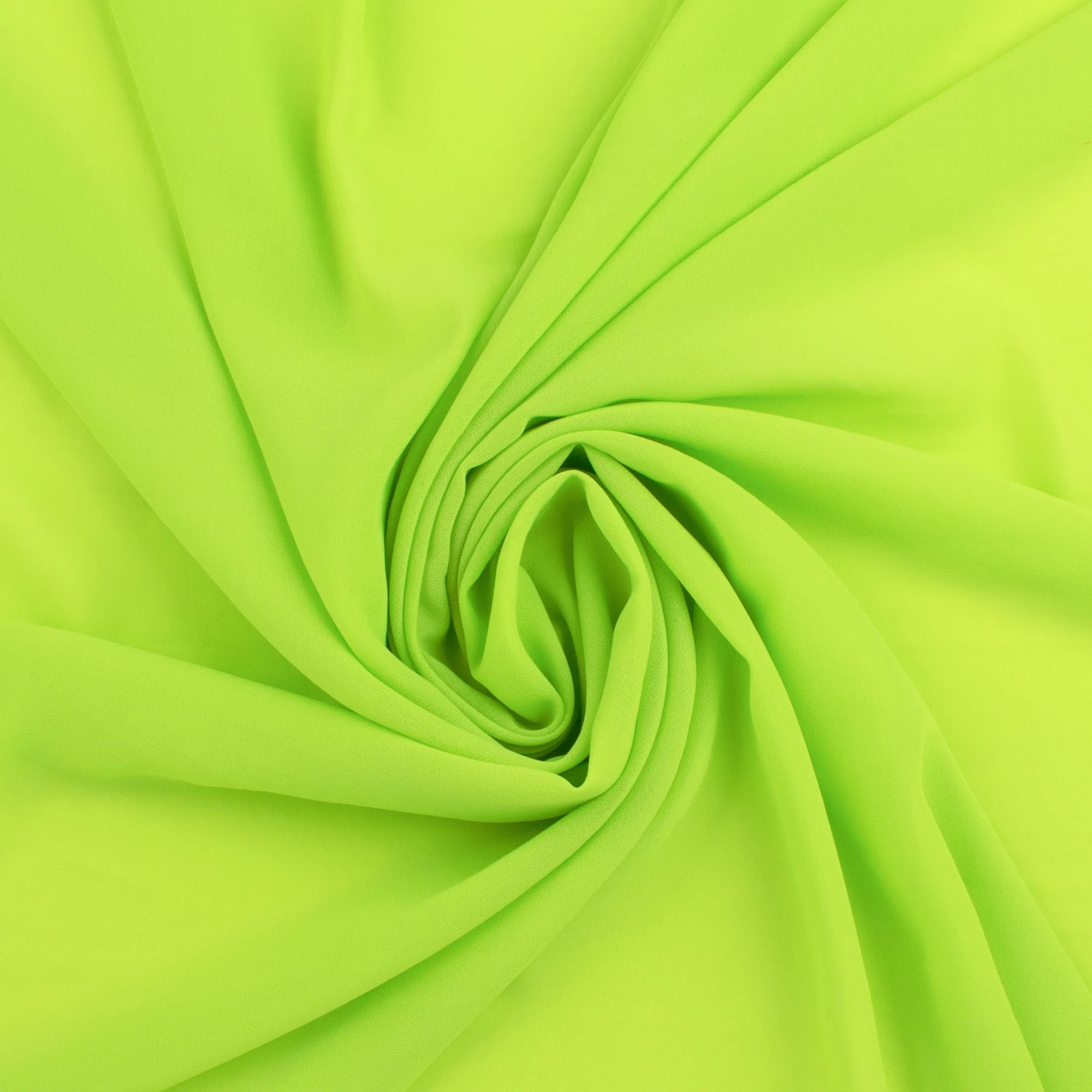 Solid Georgette Coordinates -  «HARMONY» - 007 - Lime - Image 2