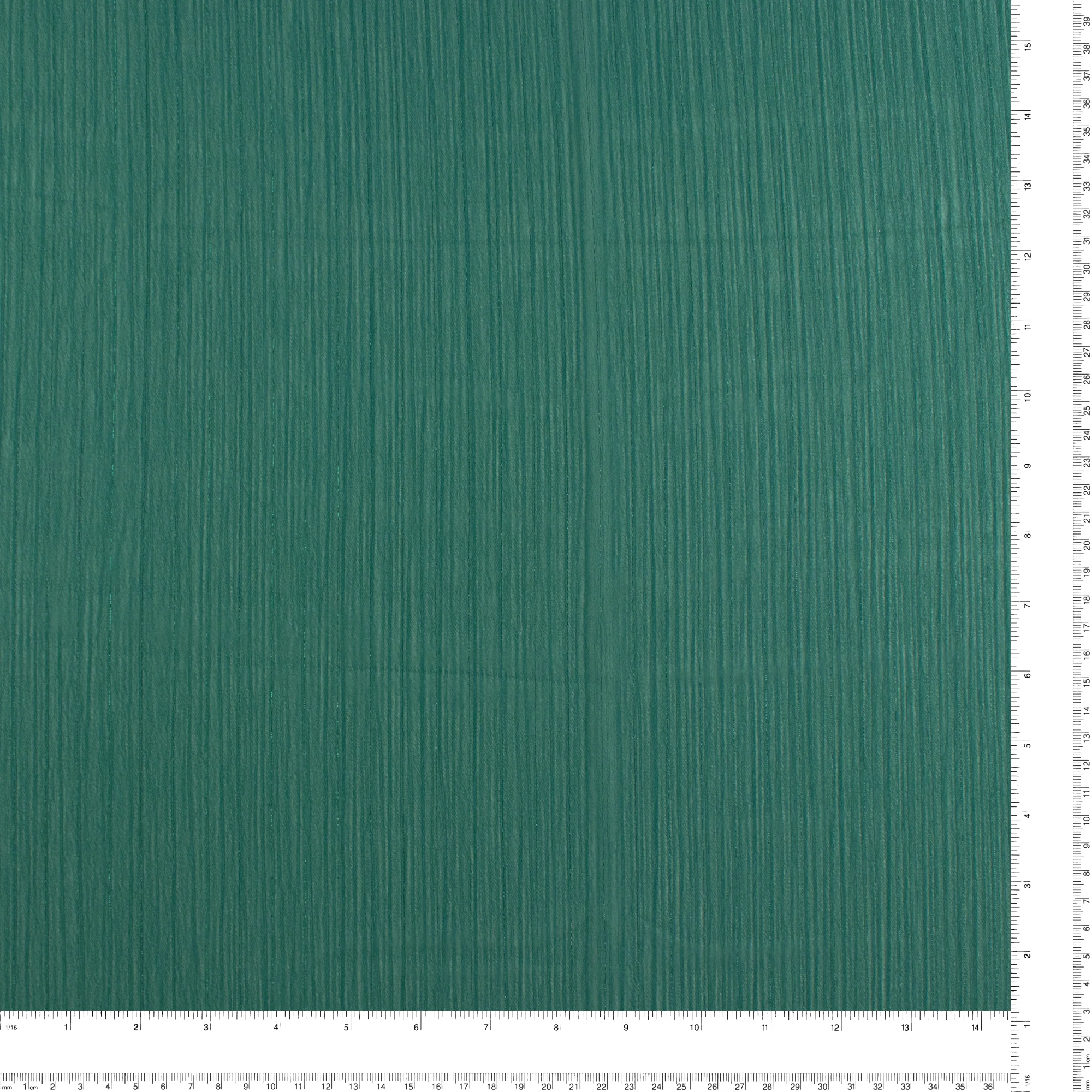 Solid Metallic Chiffon Yoryu - CHANTAL - 007 - Teal - Image 3
