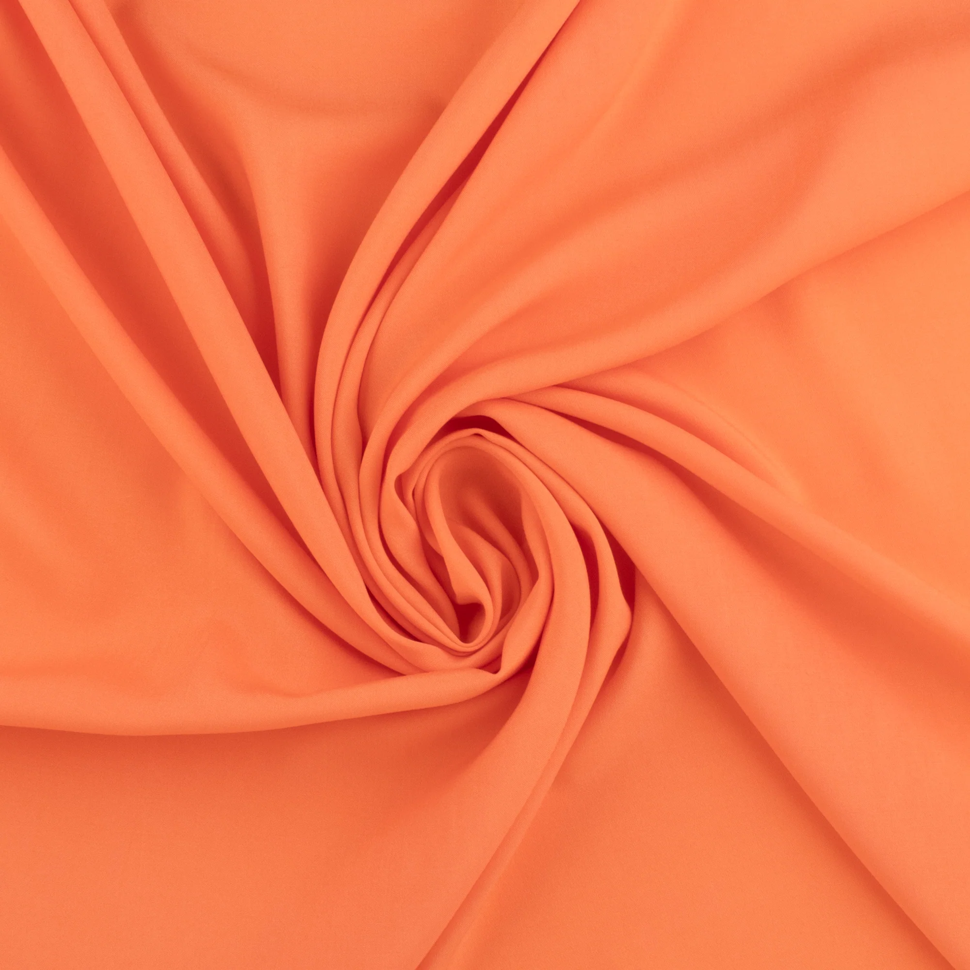 Solid Rayon Poplin - DAPHNE - 025 - Orange - Image 2