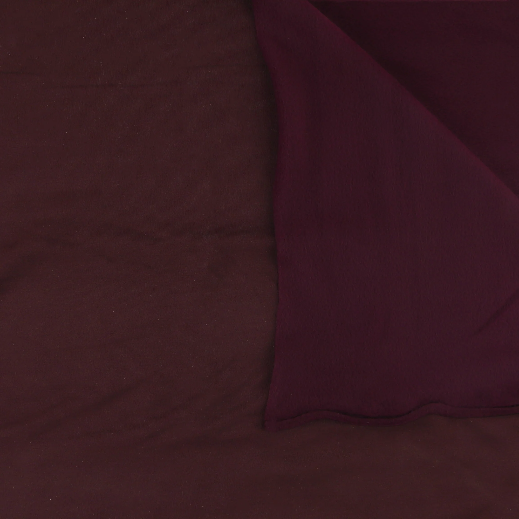 Solid Stretch Fleece - 014 - Burgundy - Image 4