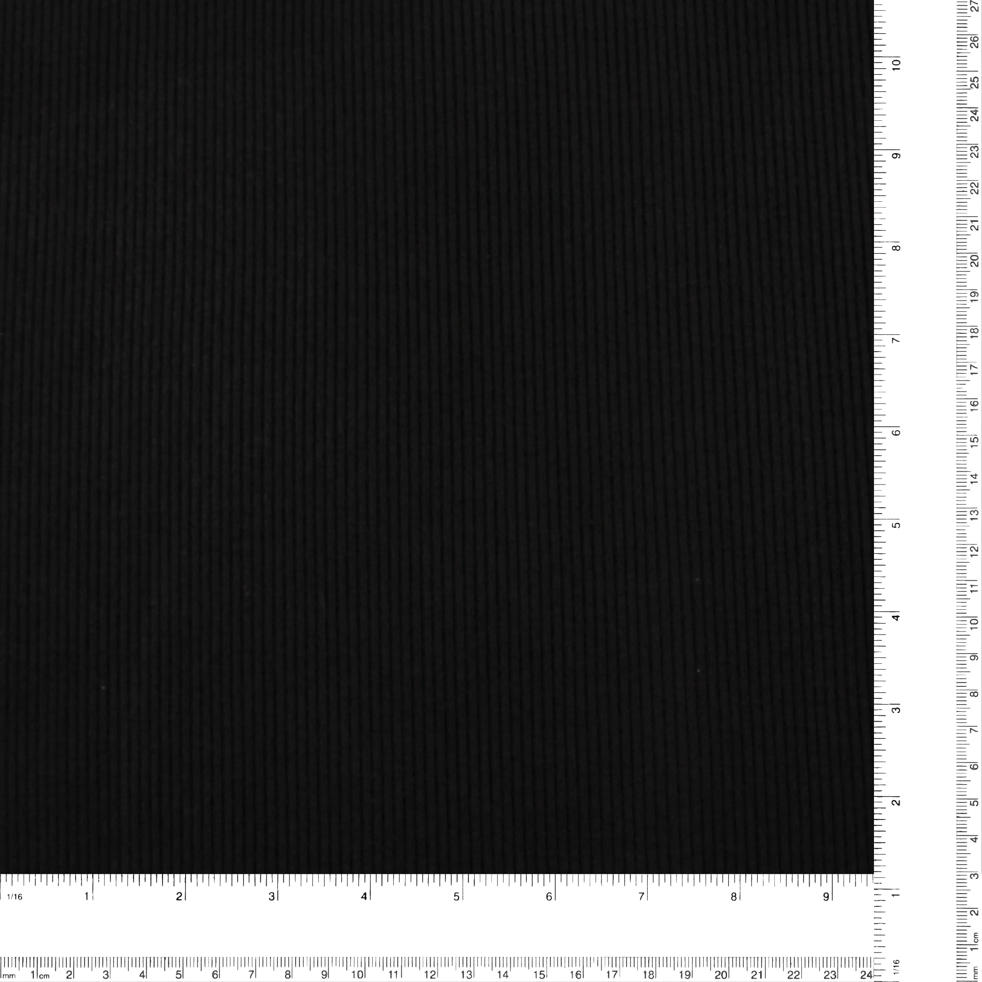 Sports Rib - 2x2 - 002 - Black - Image 3