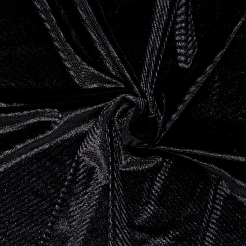 Stretch Velvet - Black - Image 2