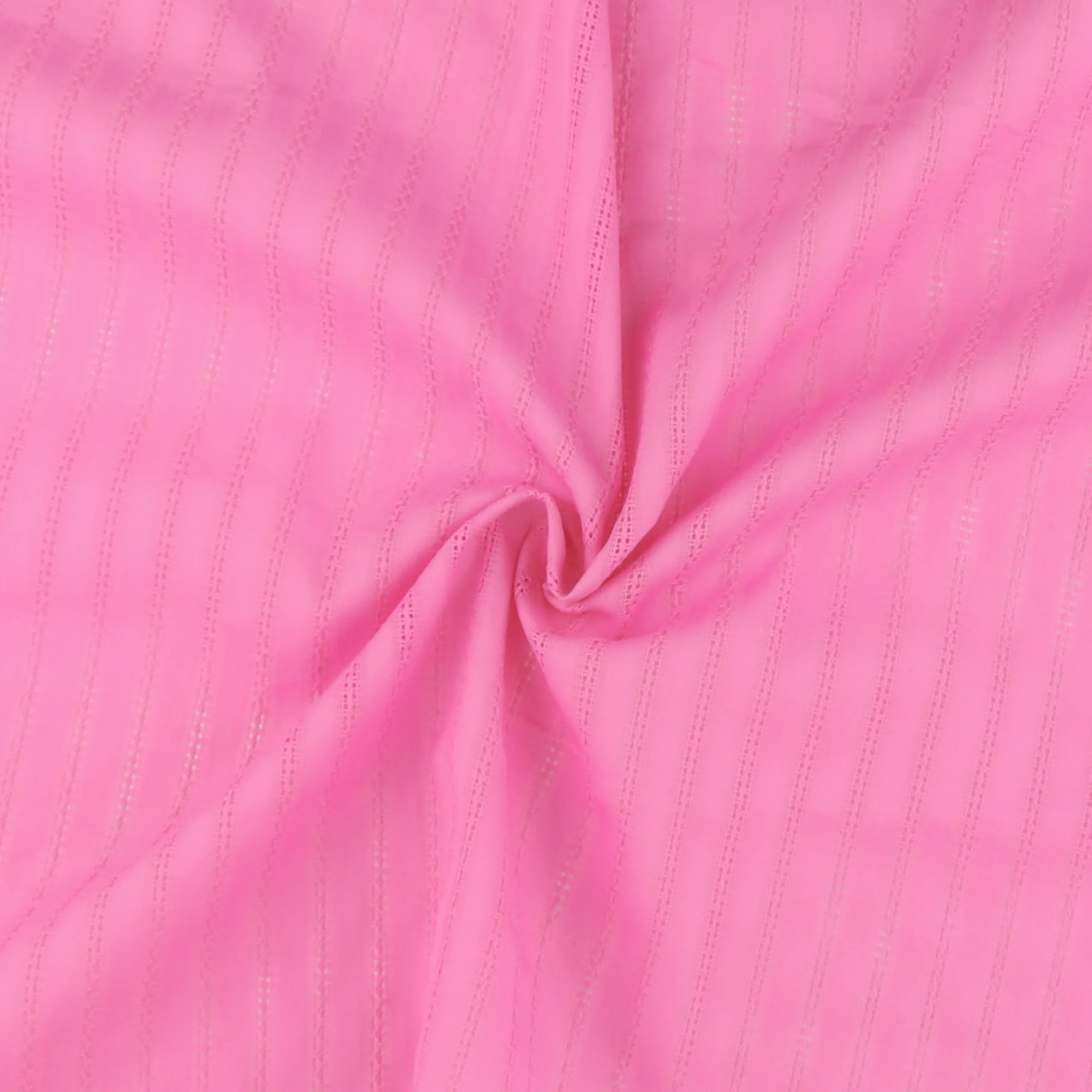 Striped Jacquard Cotton - ARIA - Pink - Image 2