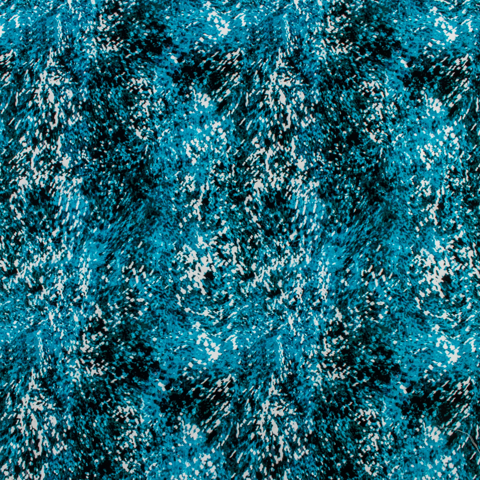 Swim Suit Knit Print - TULUM - 008 - Teal