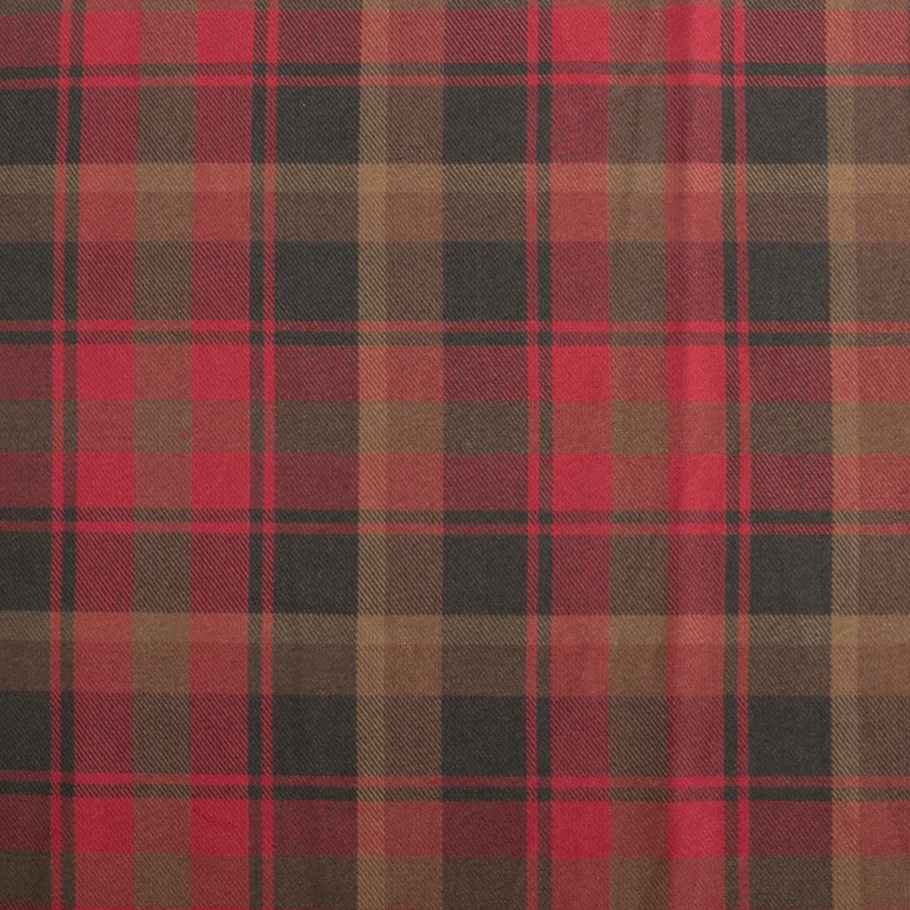 Tartan Suiting - Canadian maple leaf