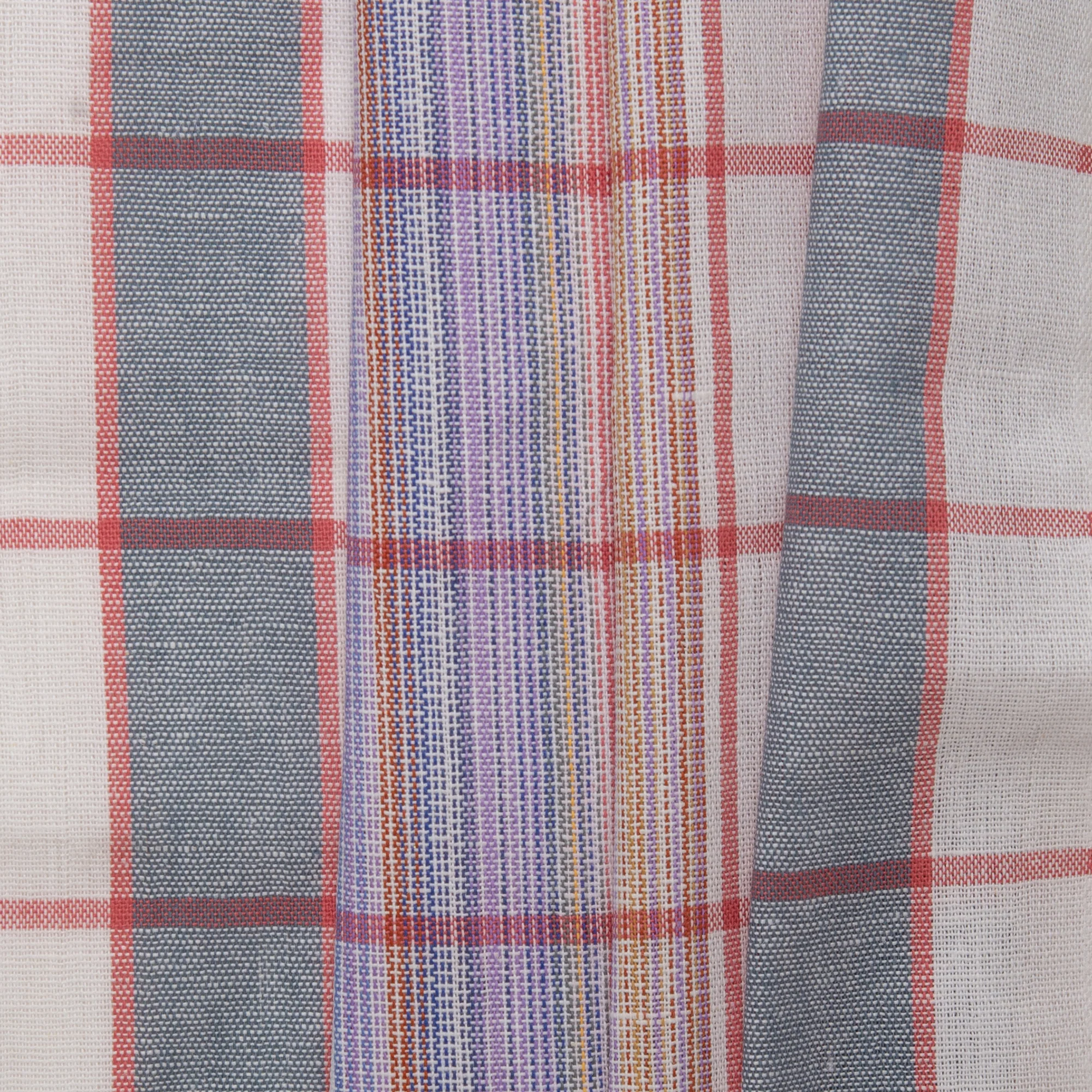 Tea Towelling - JACQUARD - Plaids / Stripes - Navy - Image 3
