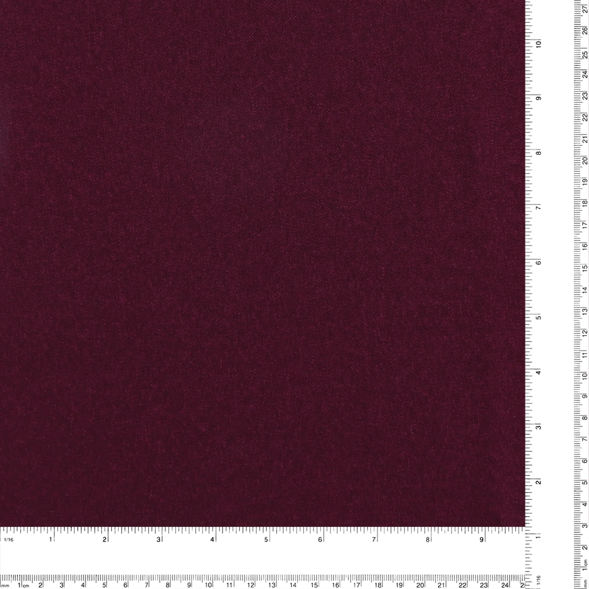 Twill Solid - DEVONSHIRE - 001 - Deep Cherry - Image 3