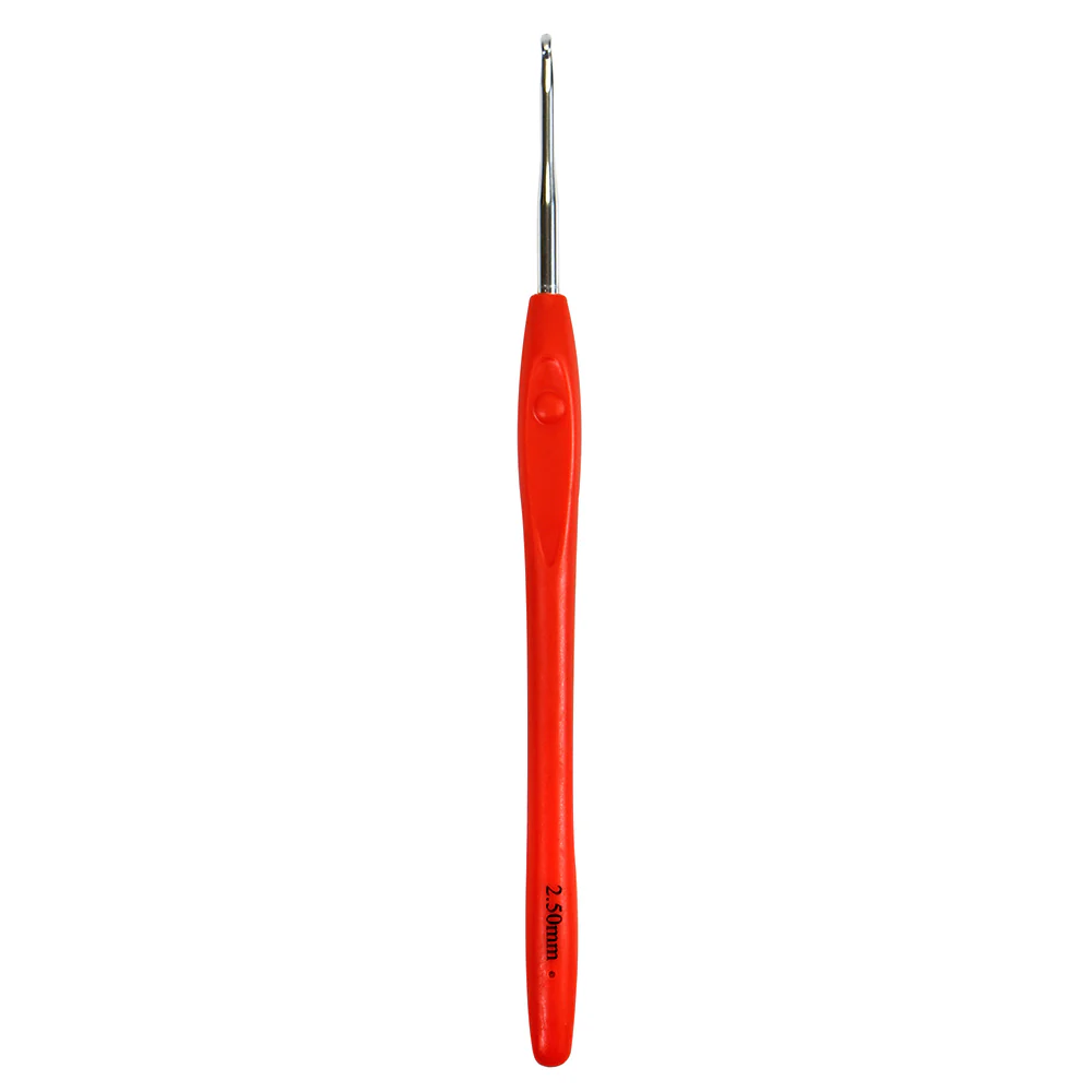 UNIQUE CROCHET Soft Handle Crochet Hooks 16cm (6½") Aluminum - 2.5mm/US B - Image 2