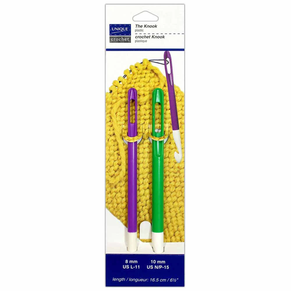 UNIQUE CROCHET The Knook Plastic 16.5cm (6½") - 2 pc set