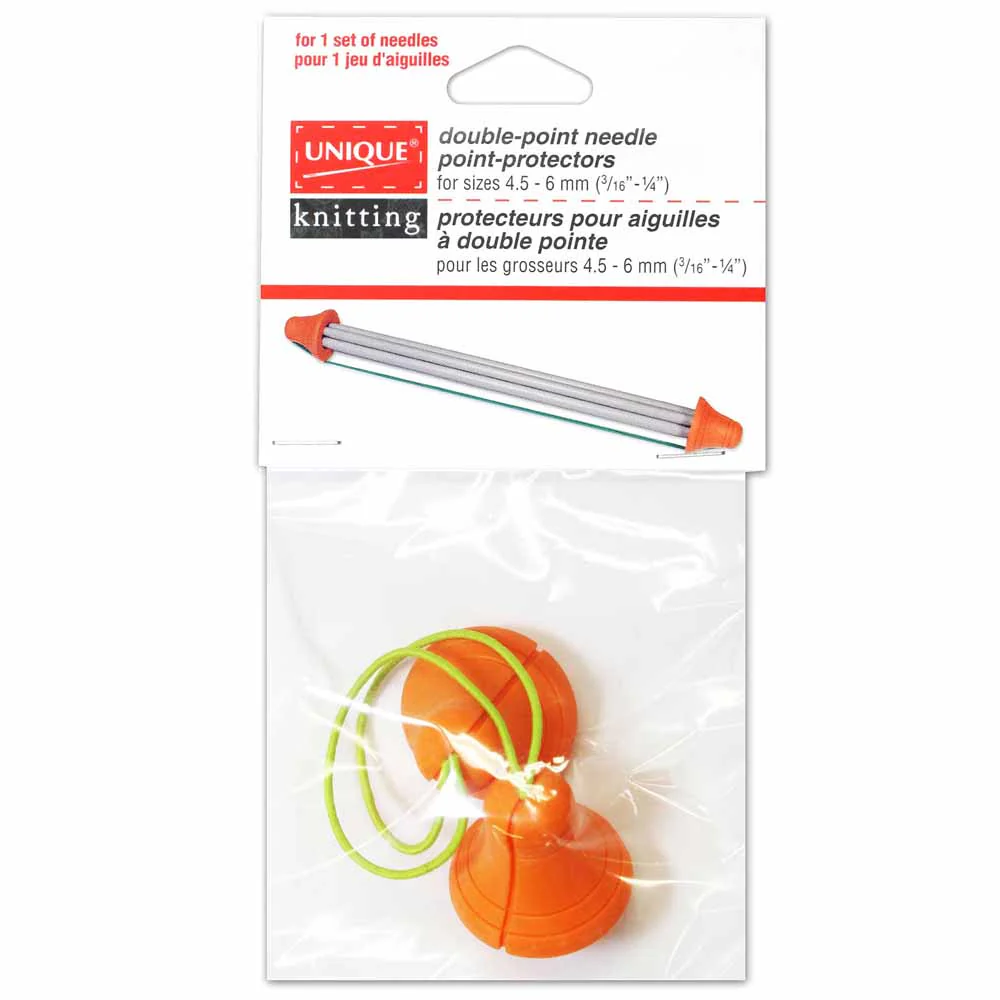 UNIQUE KNITTING Double-Point Needle Point Protectors - Large - 1 pair