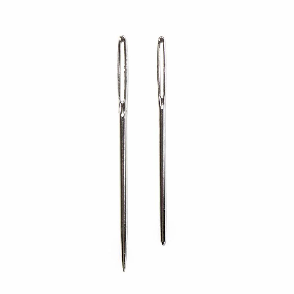 UNIQUE KNITTING Round Tip Yarn Needles - Steel - 2 pcs - Image 2