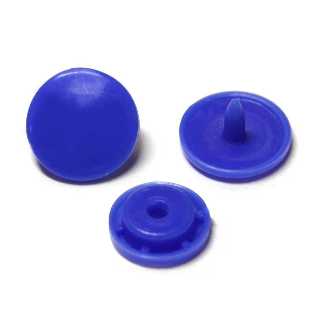UNIQUE SEWING Plastic Snap Fasteners - Royal Blue - size 2 / 11mm (⅜") - 30 sets - Image 2