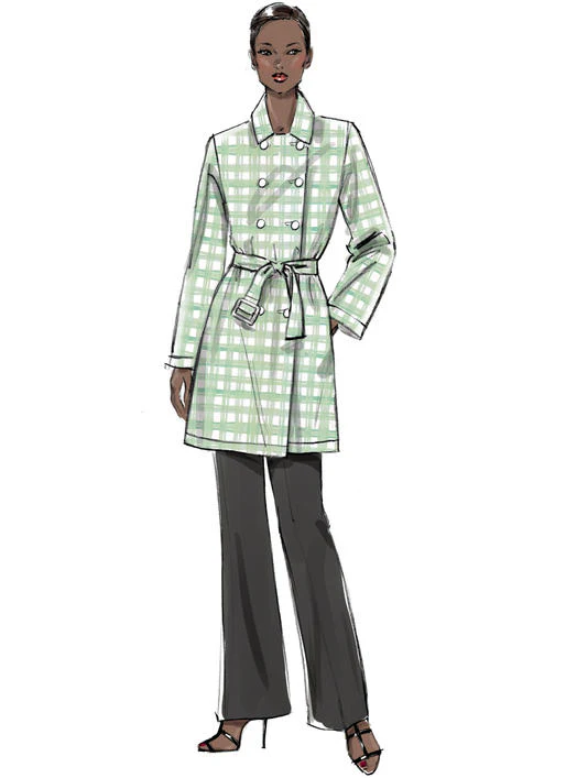 V9367 Misses' Coat and Belt (size: L-XL-XXL) - Image 2