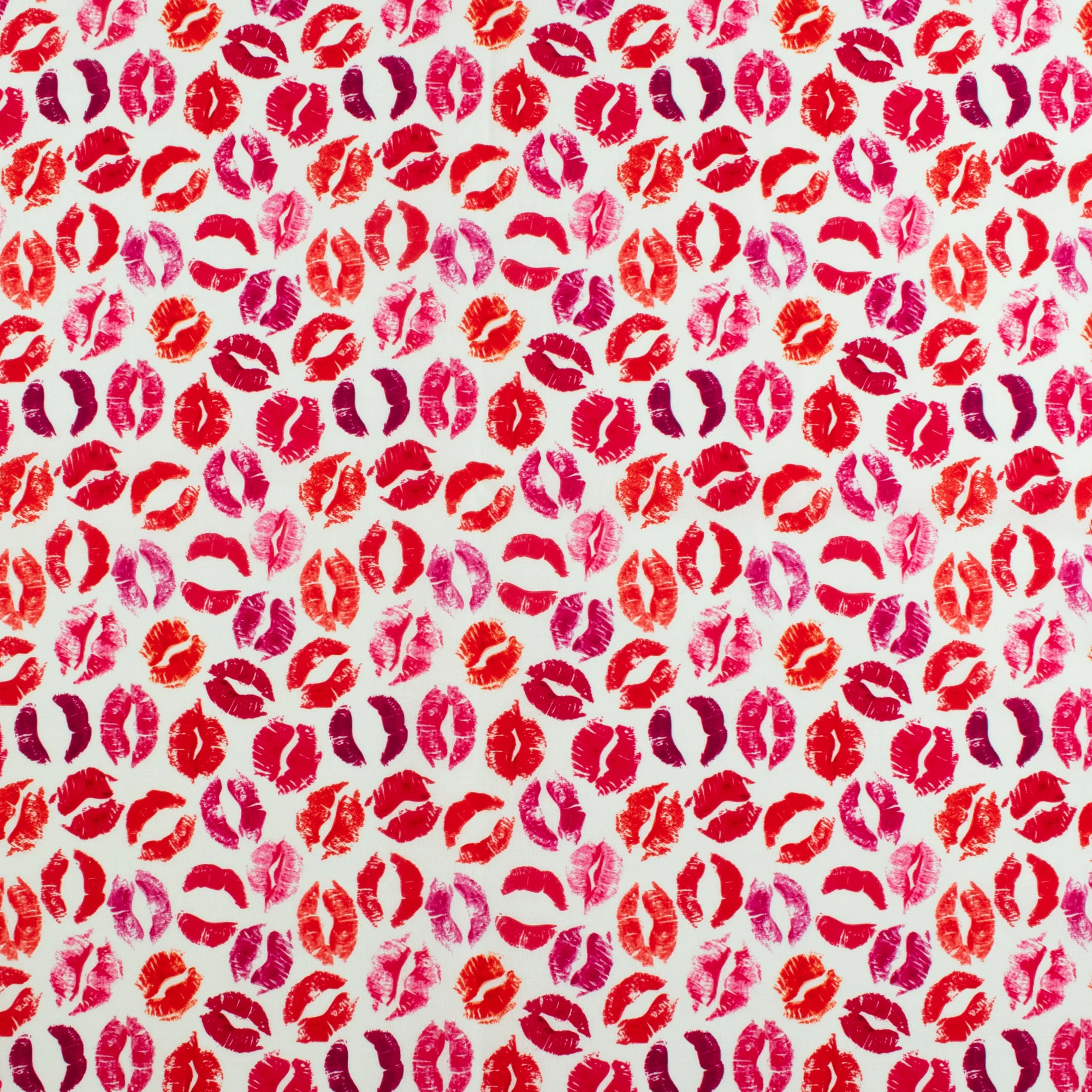 VALENTINE'S Printed Cotton - 048 - White